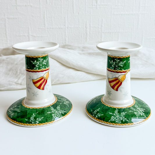 Pair of Wedgwood Candle Holders