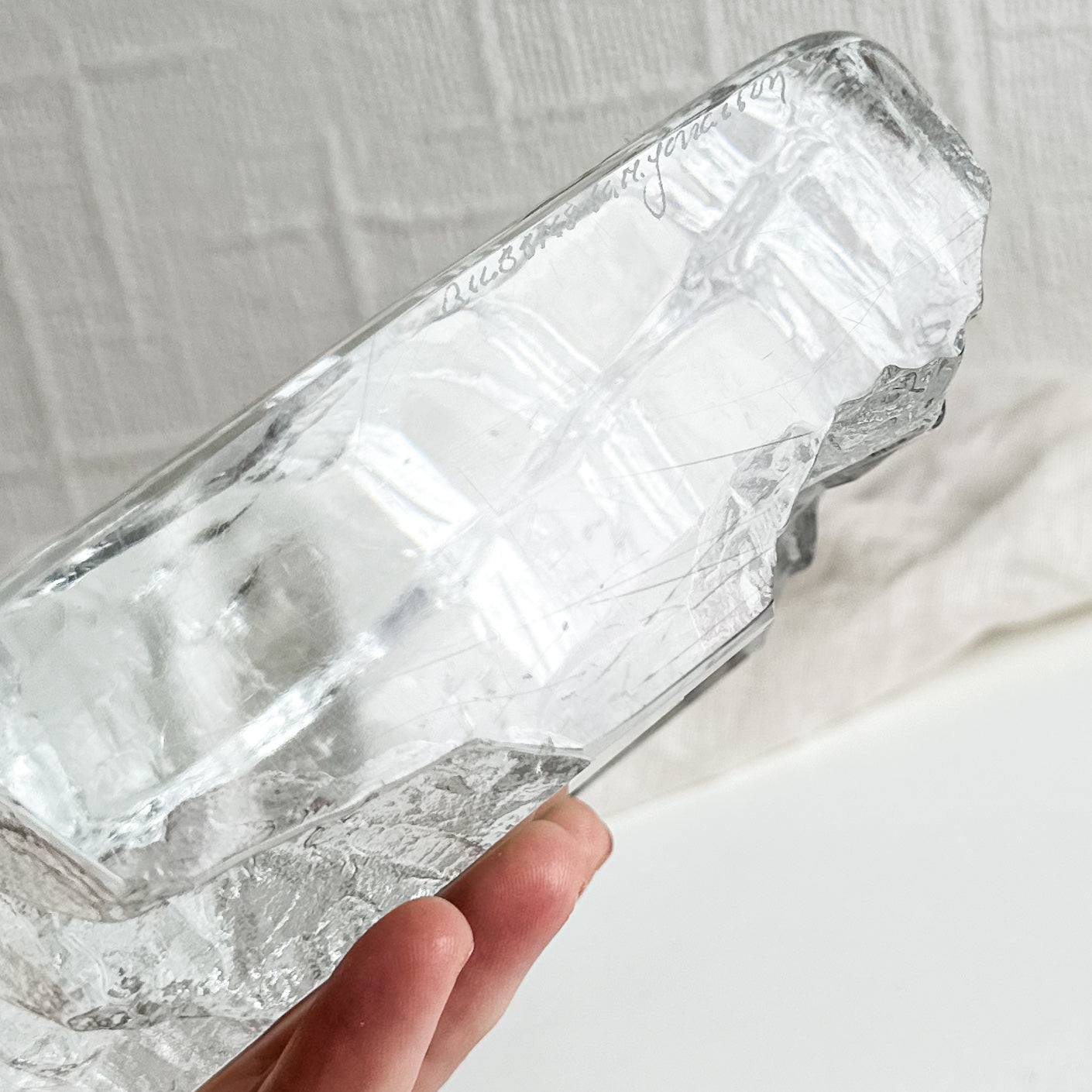 Royal Krona Crystal Sculpture