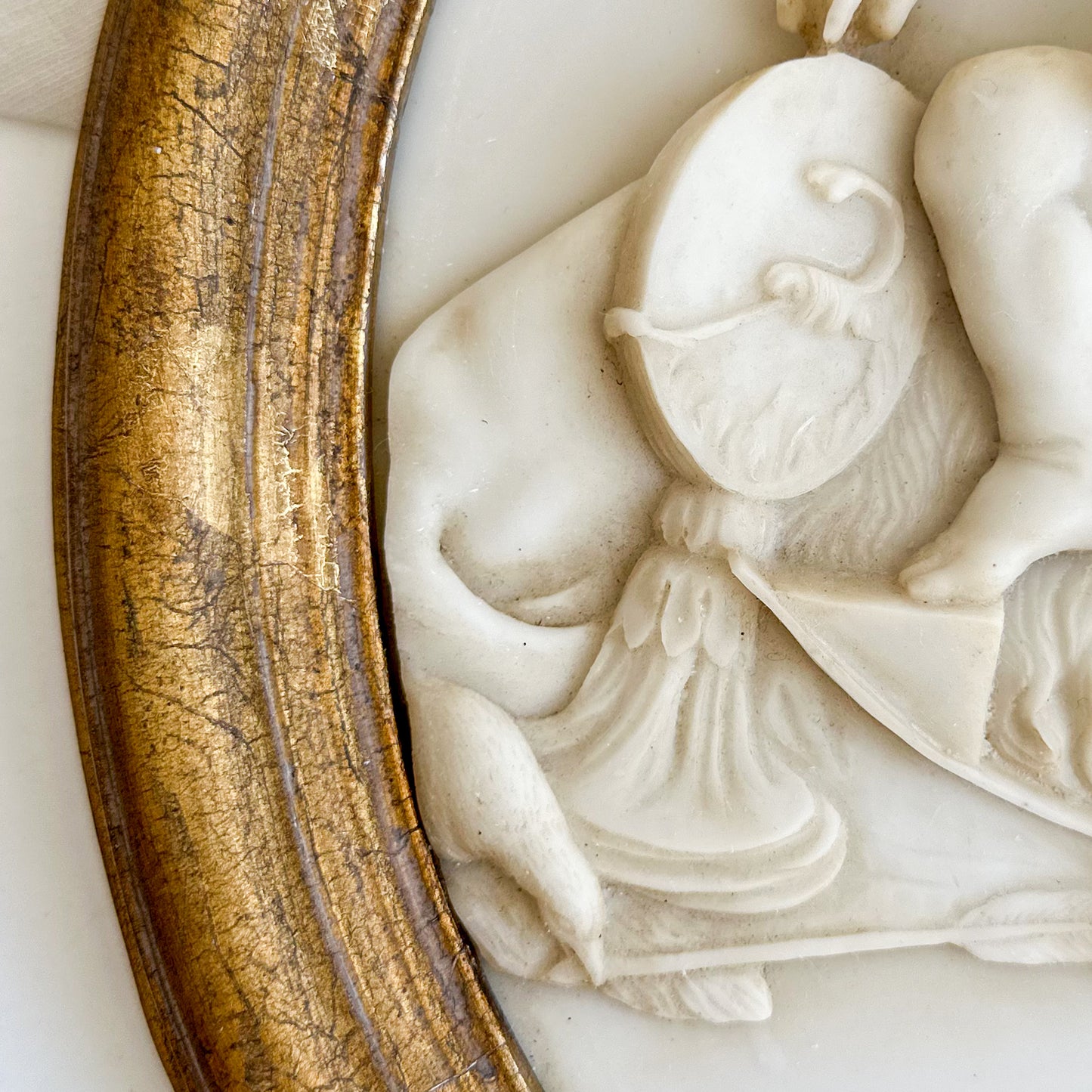 Framed Oval Wall Plaque