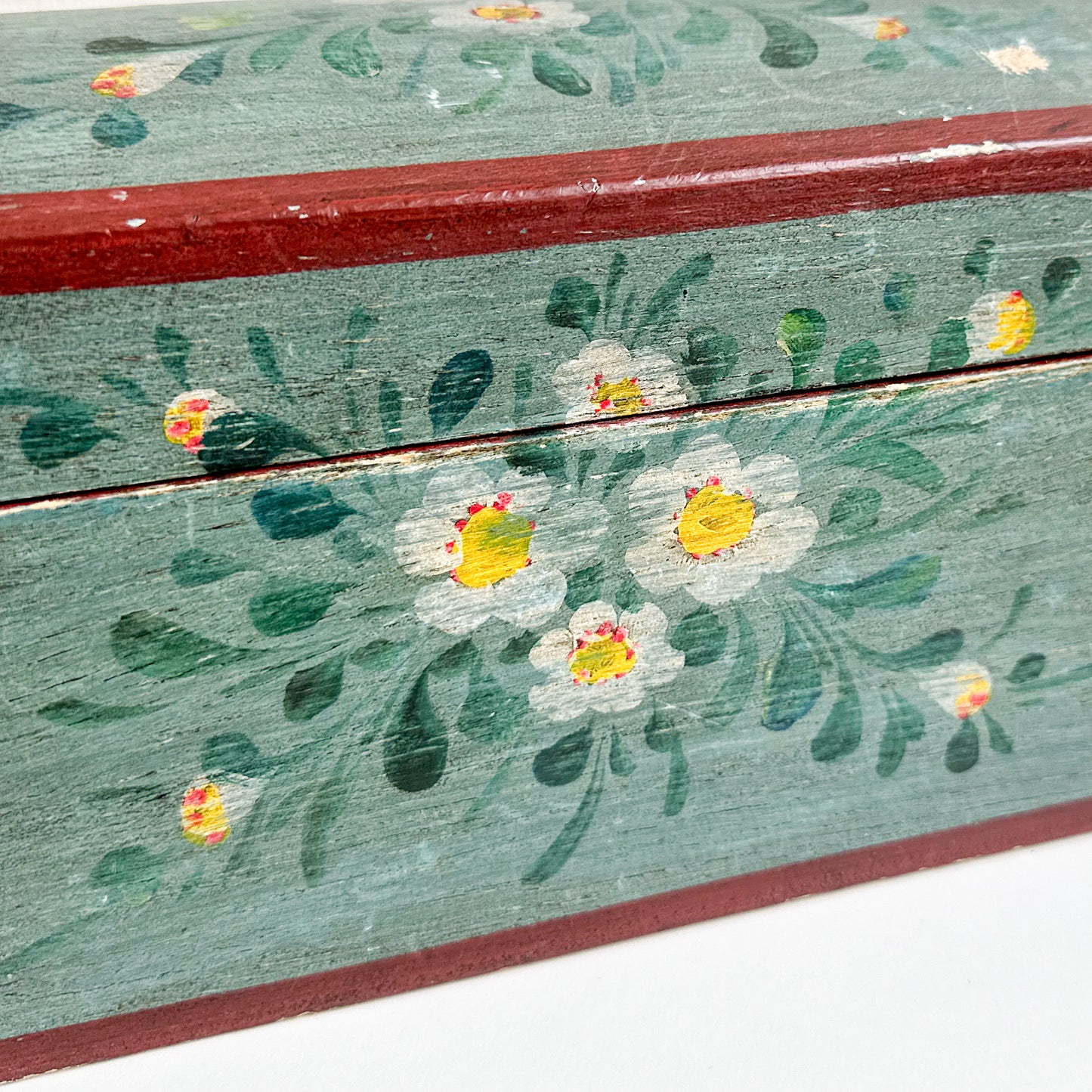 Hand Painted Wooden Box