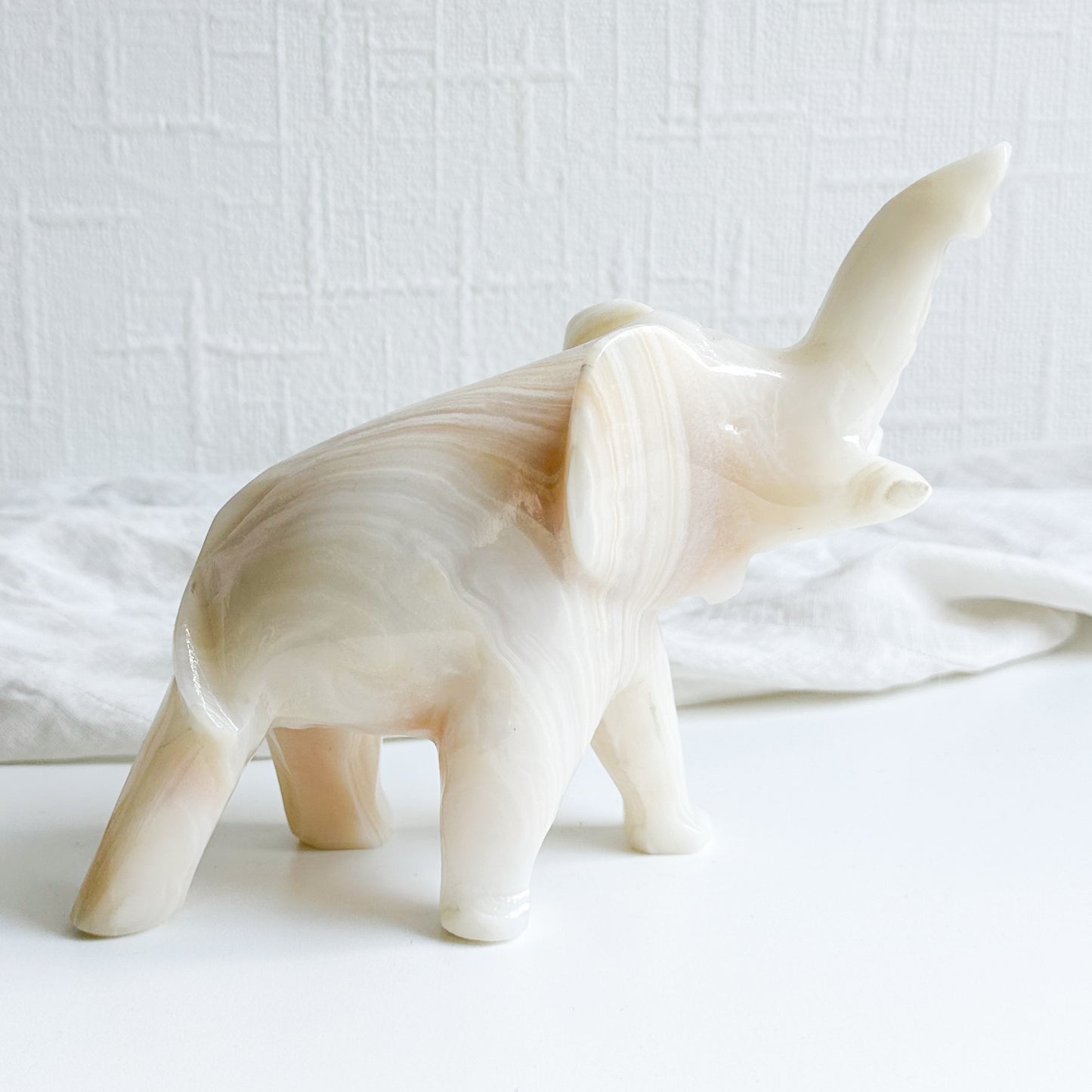 Carved Onyx Elephant