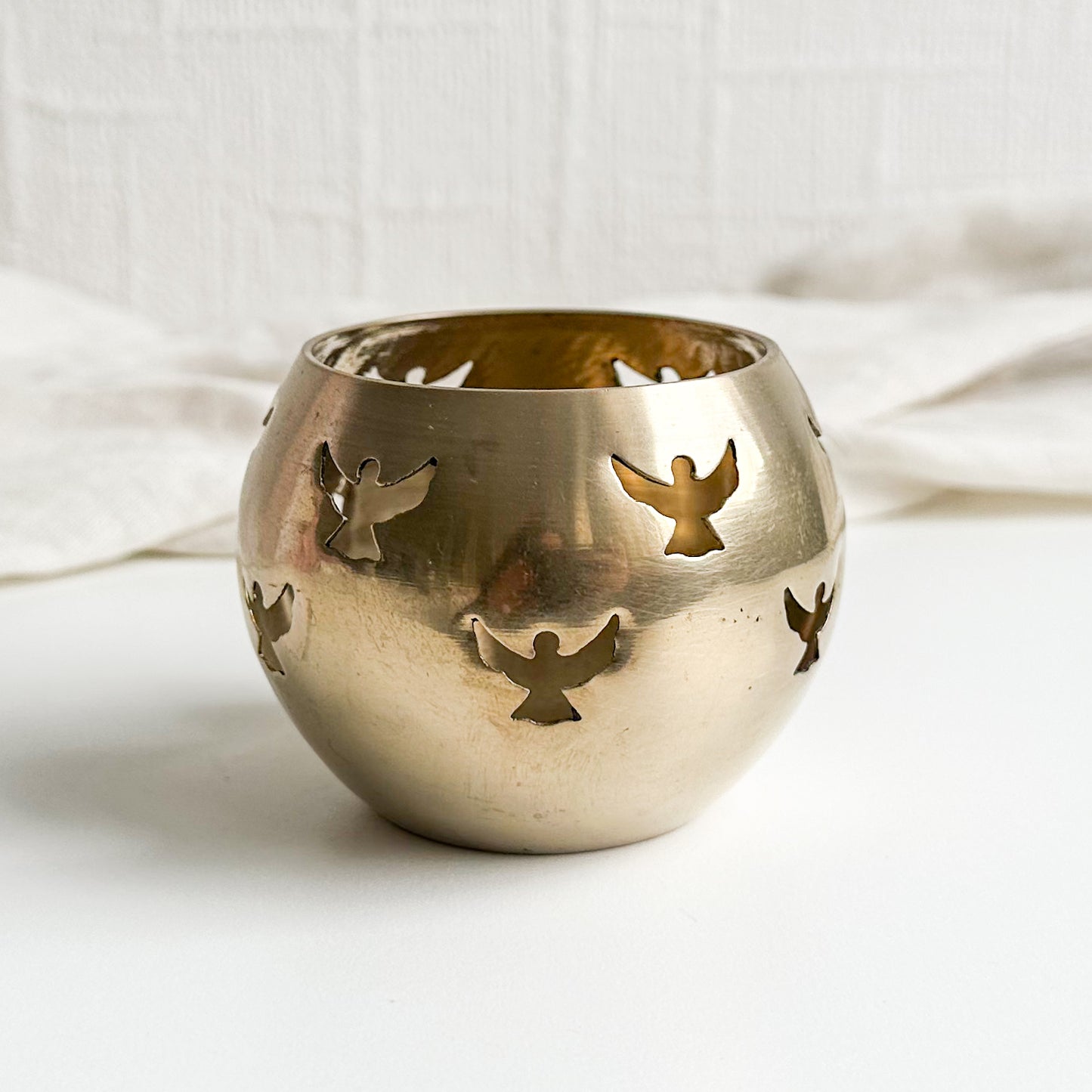 Brass Tea Light Holder