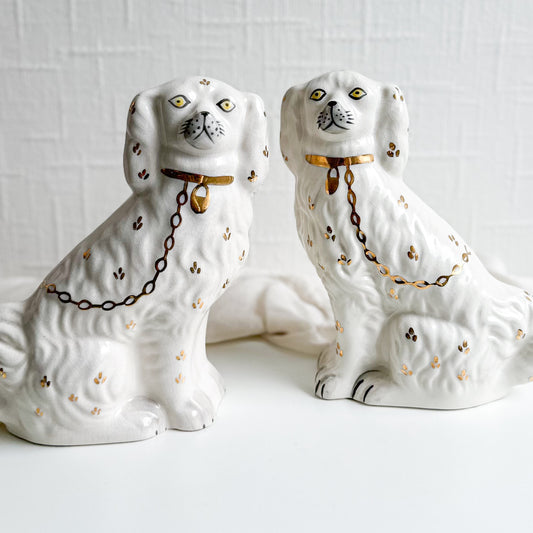 Pair of Staffordshire Spaniels