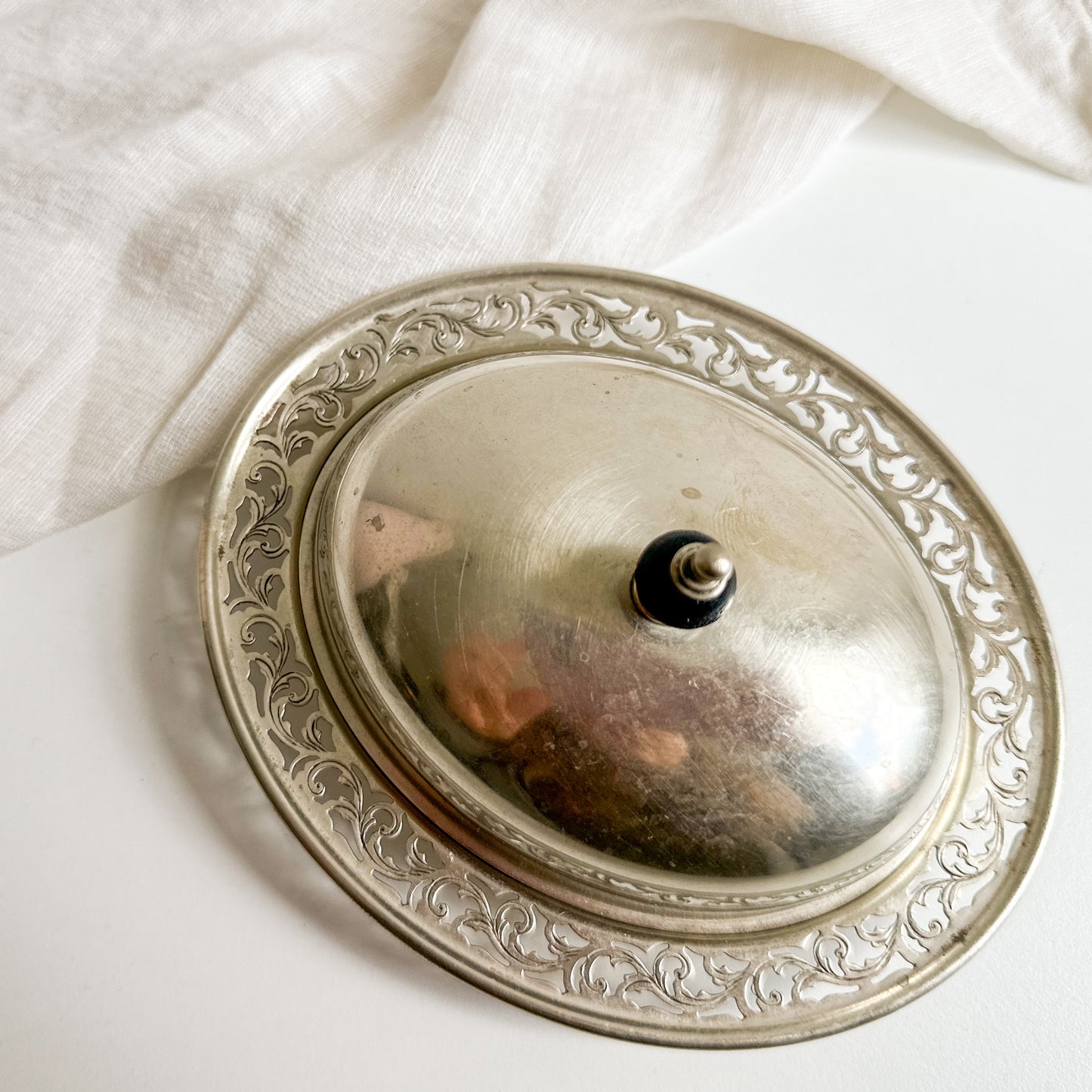 Oval Silver Plated Dish