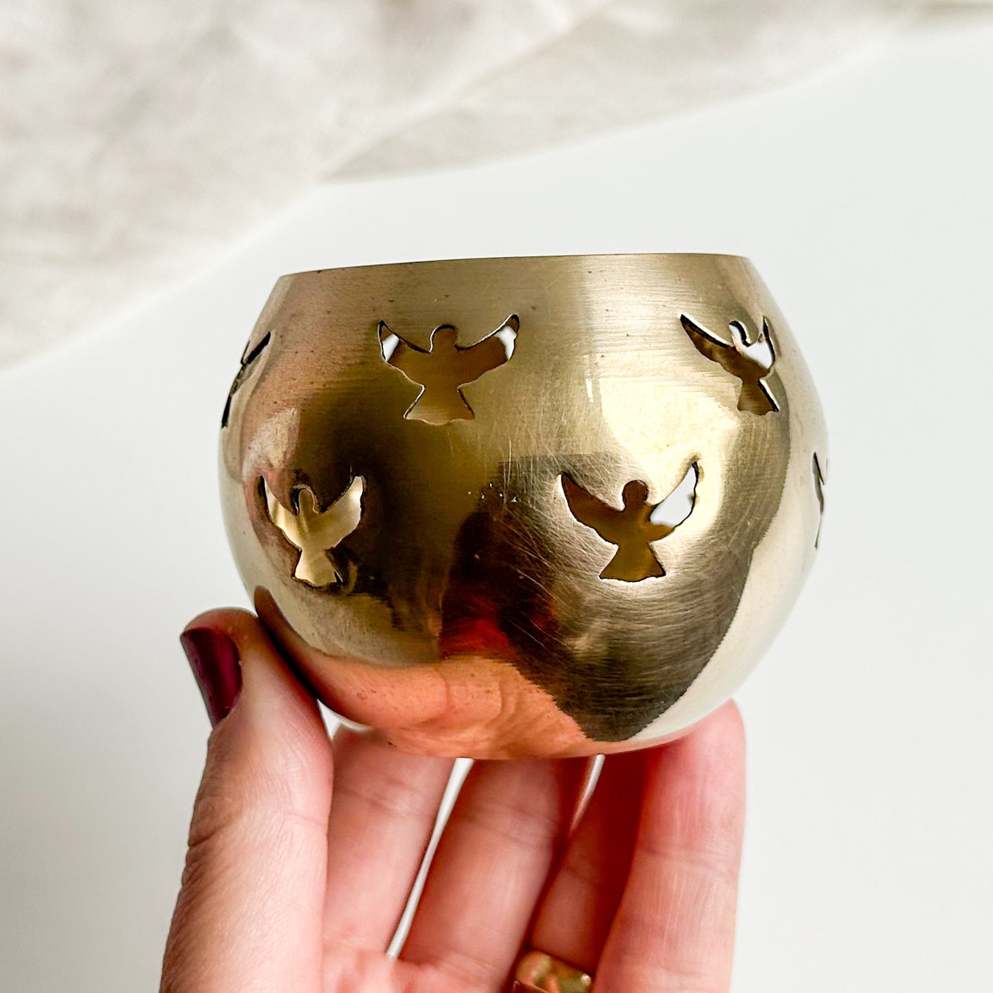 Brass Tea Light Holder