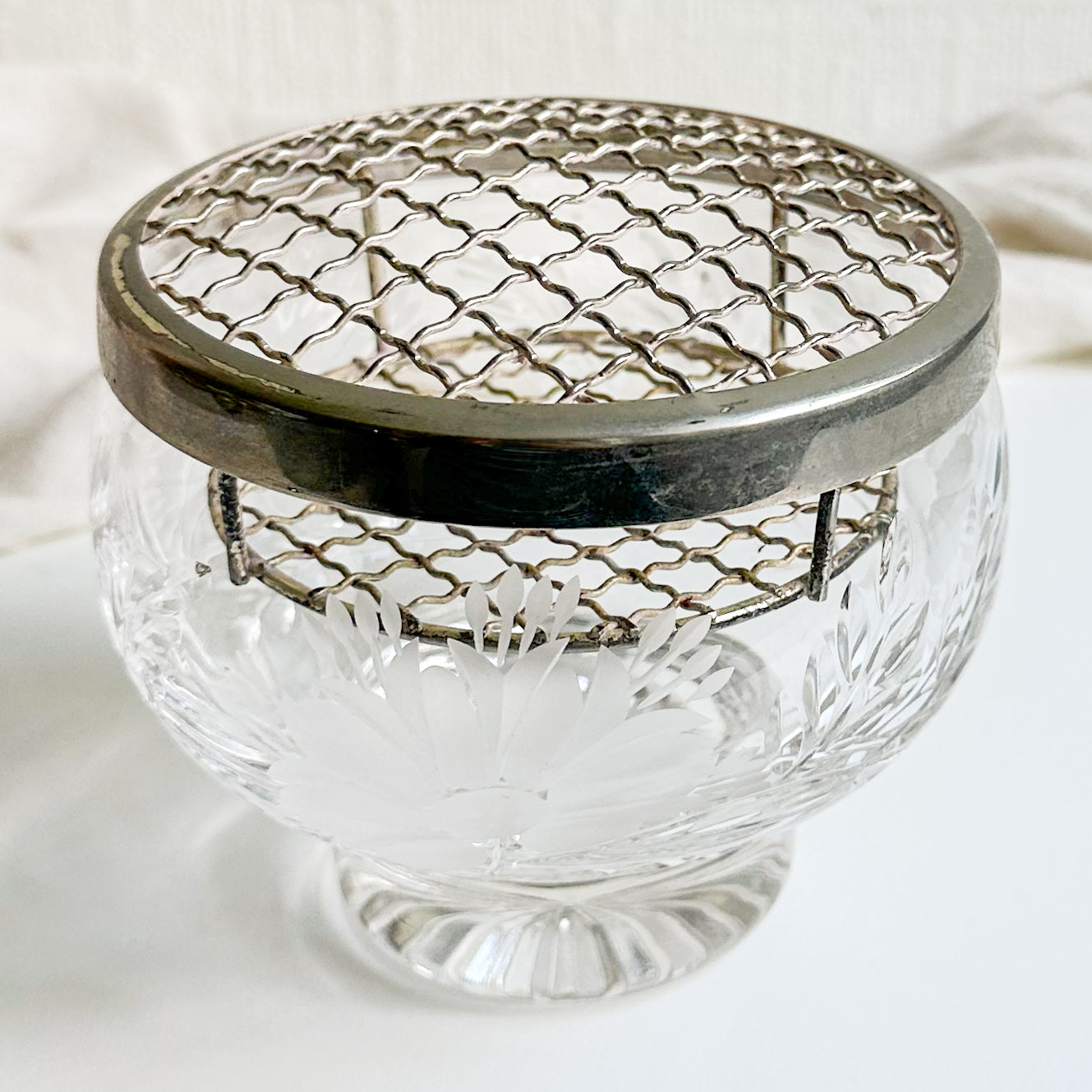 Crystal Rose Bowl