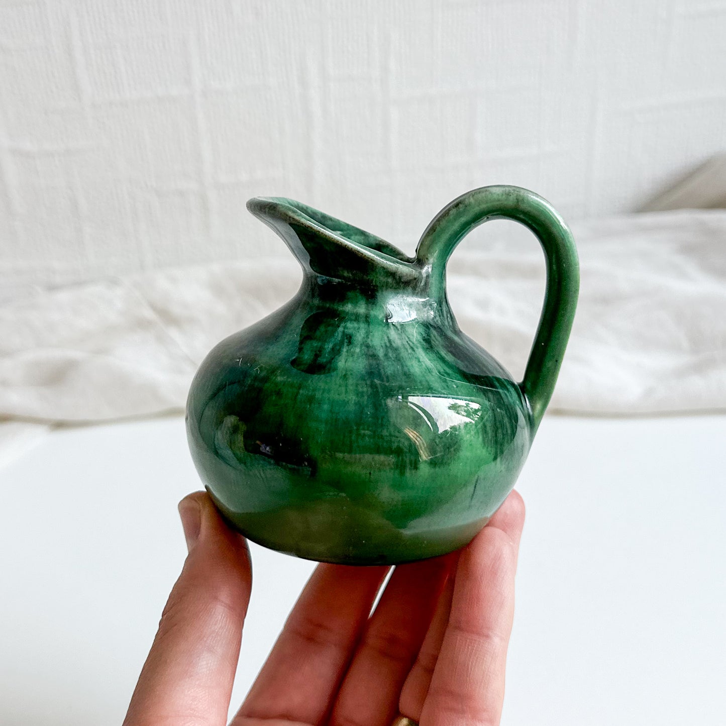 Small Green Pitcher by Ineke Canada