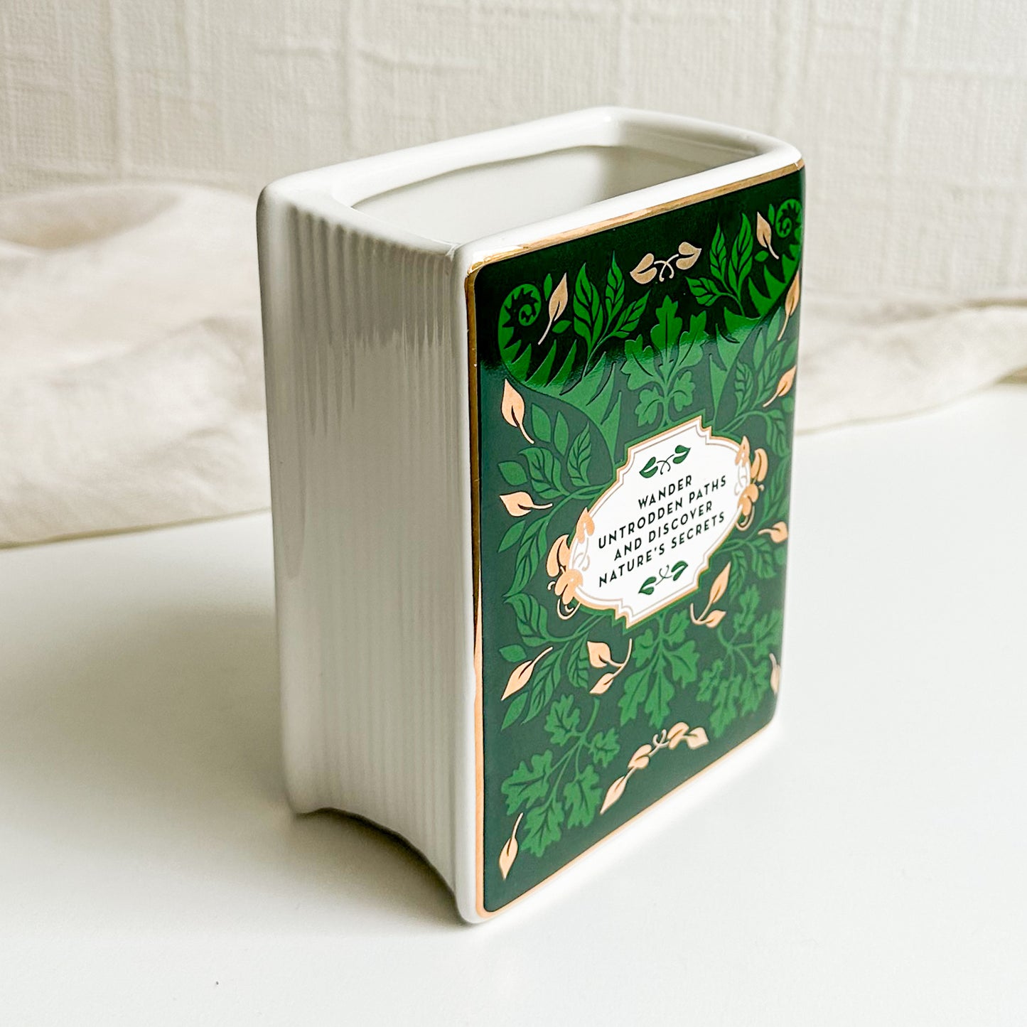 Book Shaped Vase