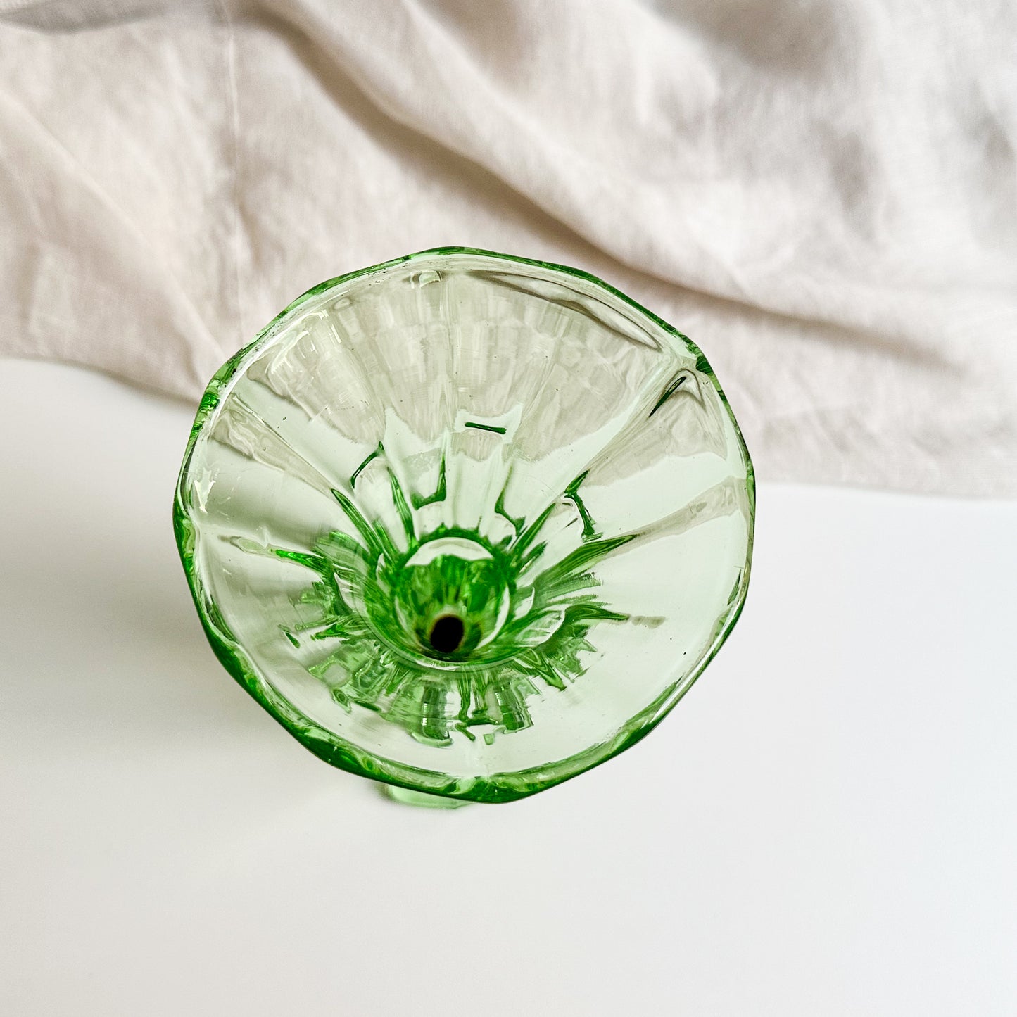 Art Deco Uranium Glass Vase