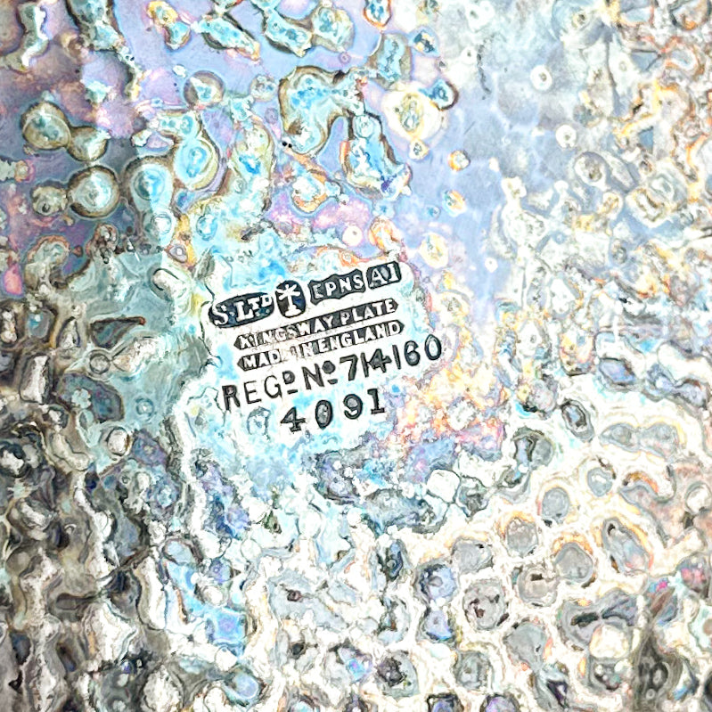 Silver Plated Hammered Bowl