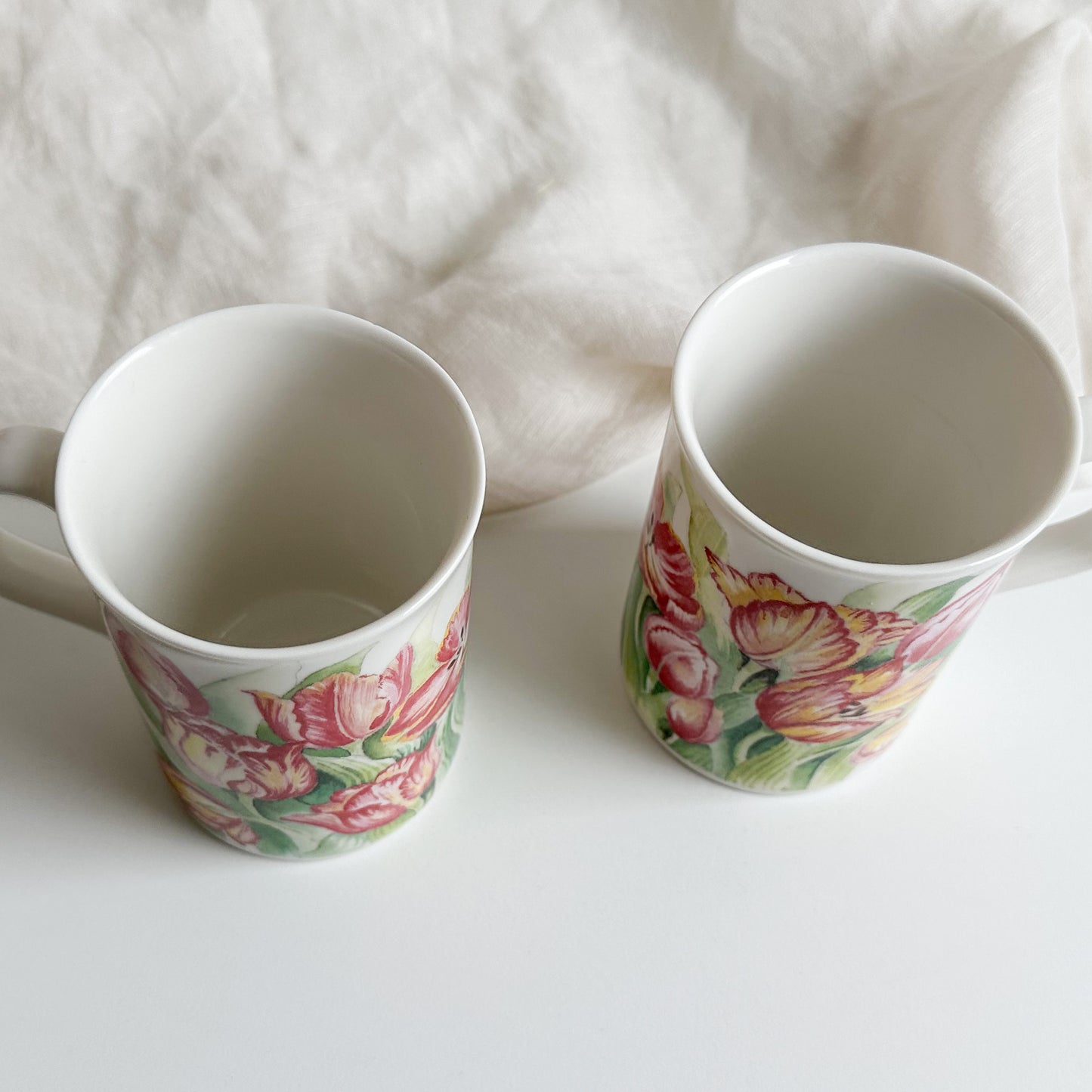 Pair of Tulip Mugs by Royal Doulton