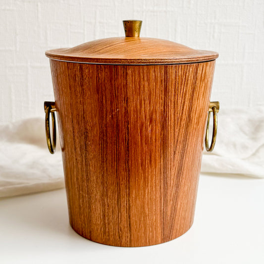 Scandinavian Teak Ice Bucket