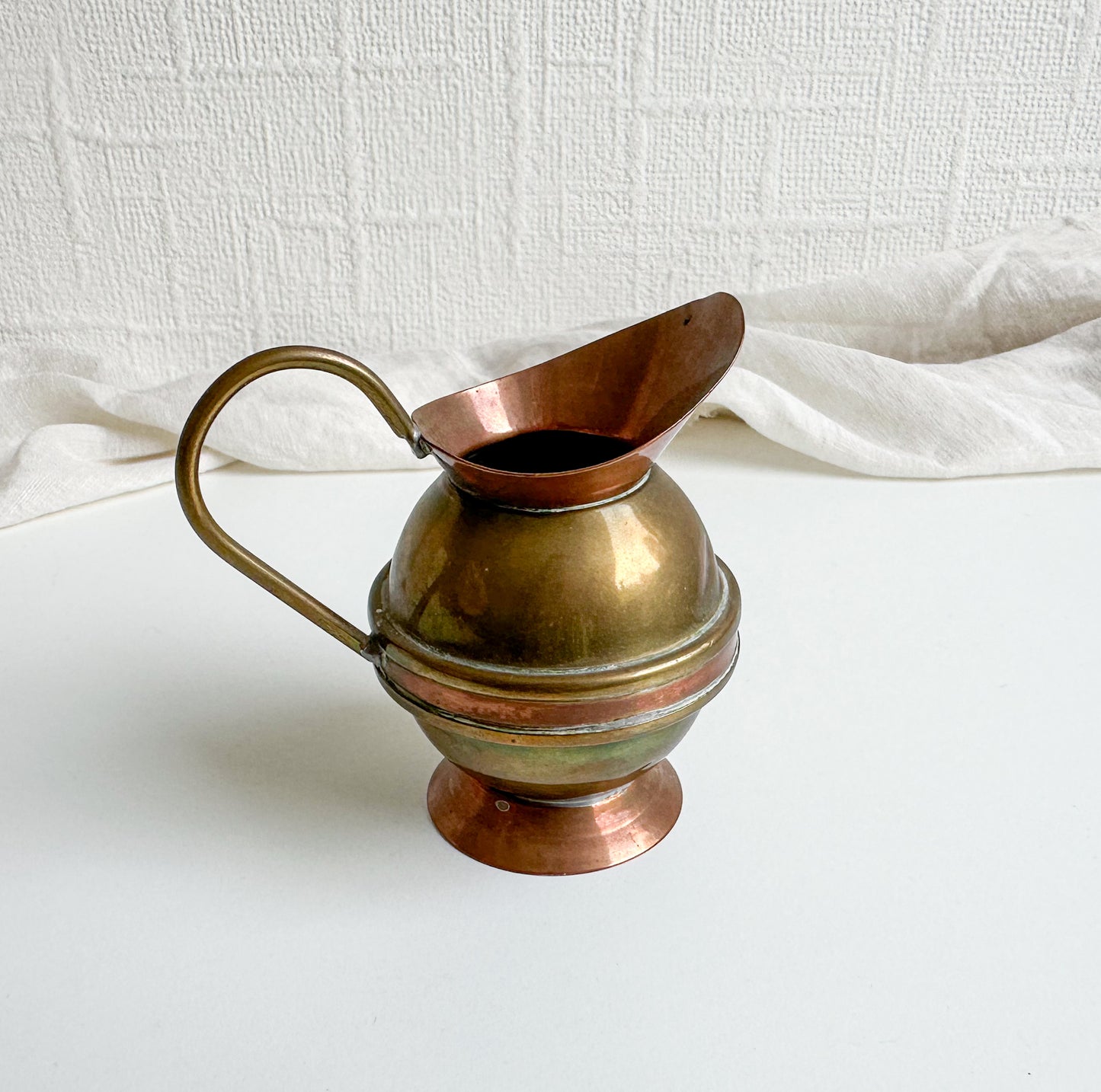 Brass and Copper Small Jug