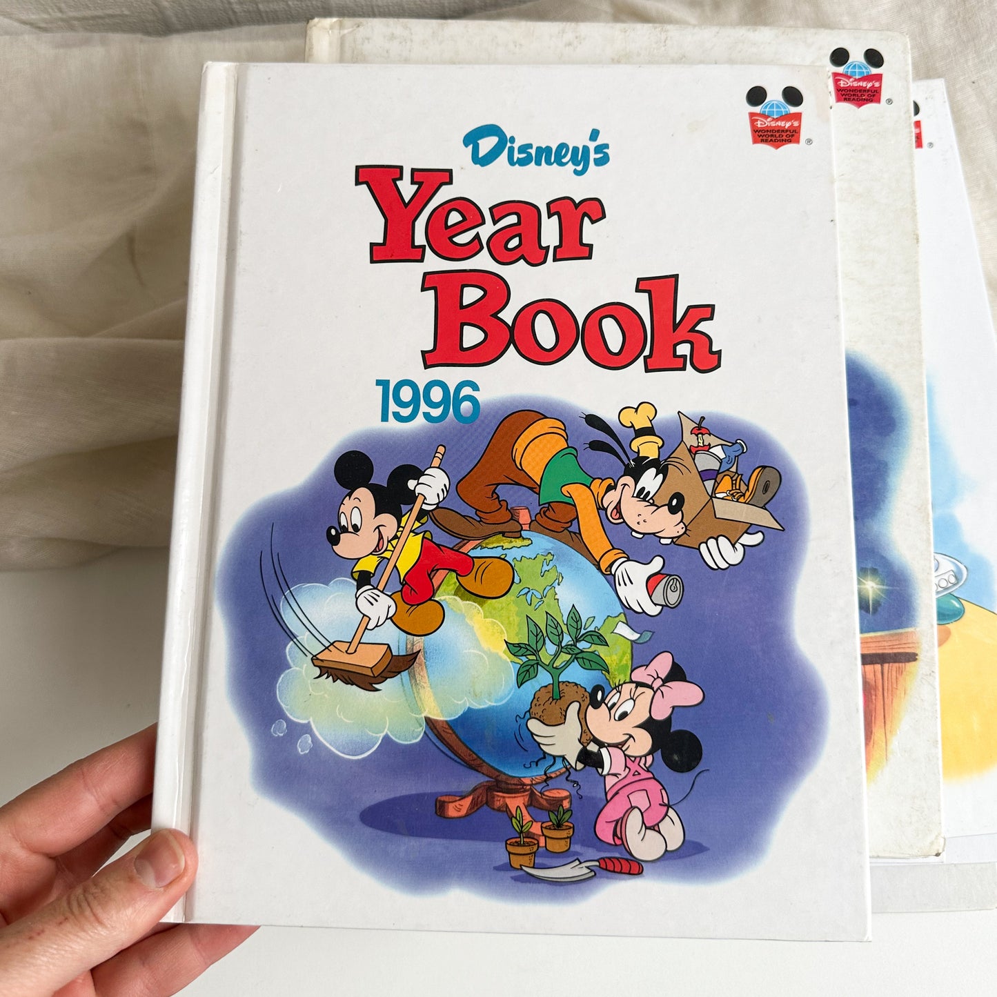 Lot of 9 Disney Year Books