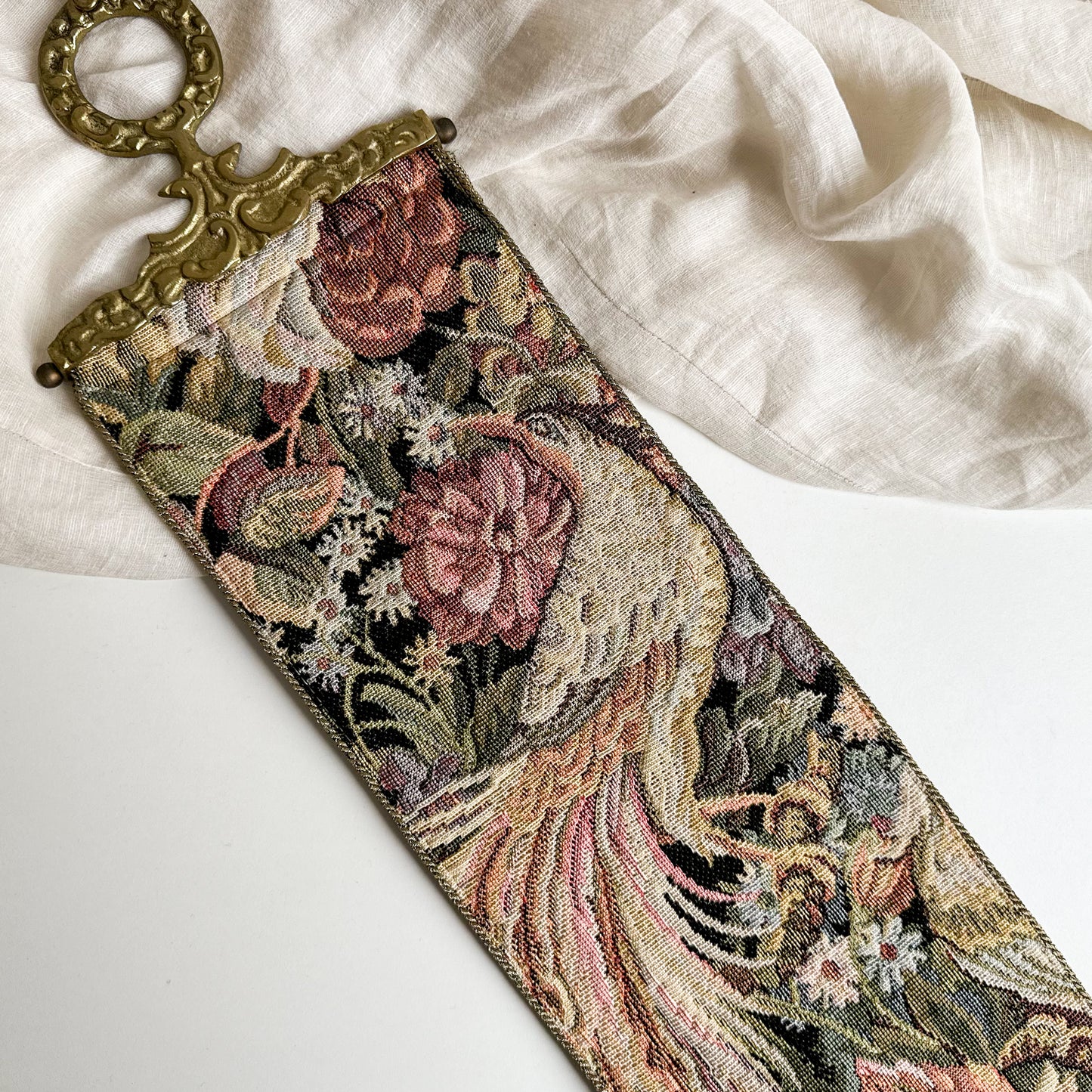 Vintage Woven Tapestry Bell Pull