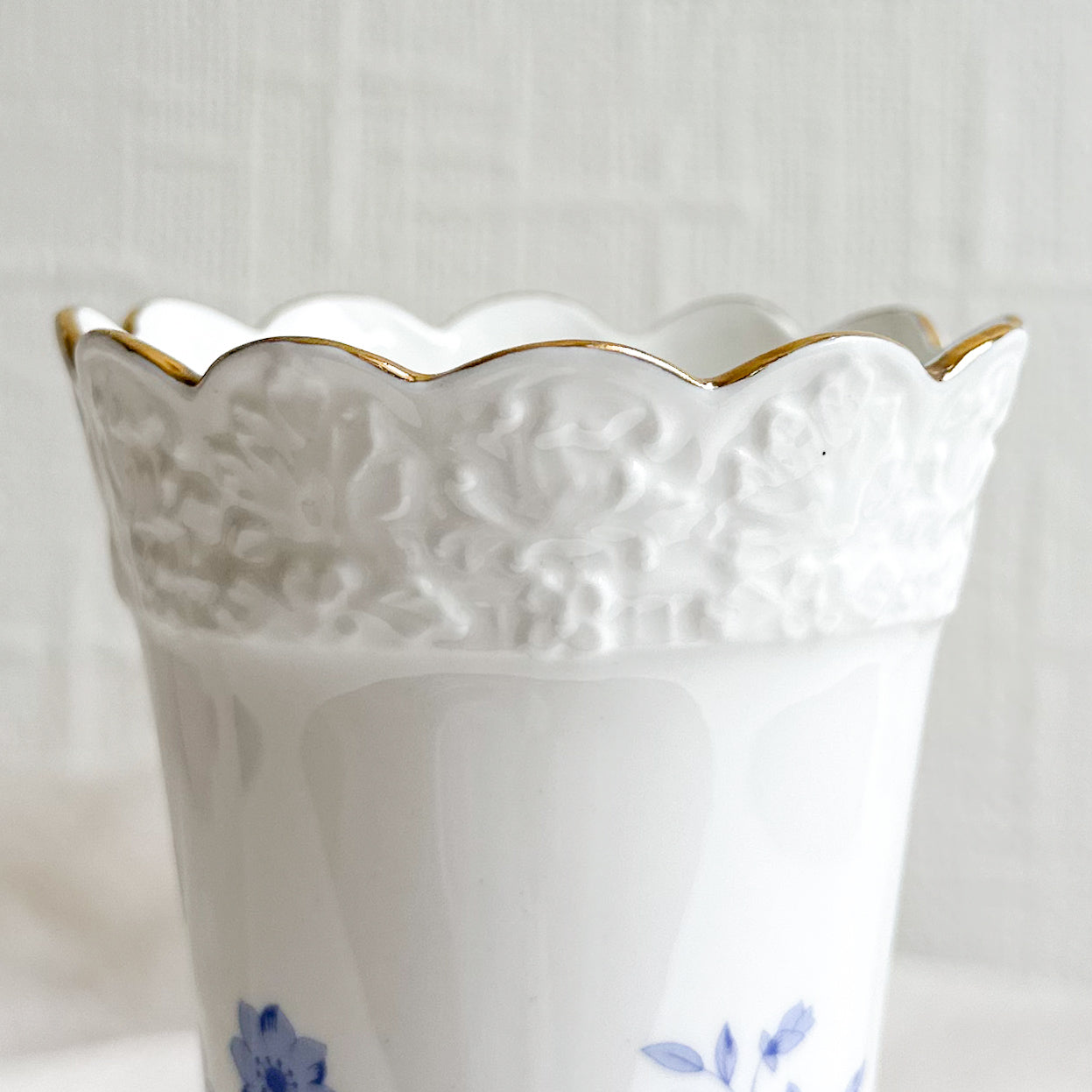 Aynsley “Cottage Blue” Vase