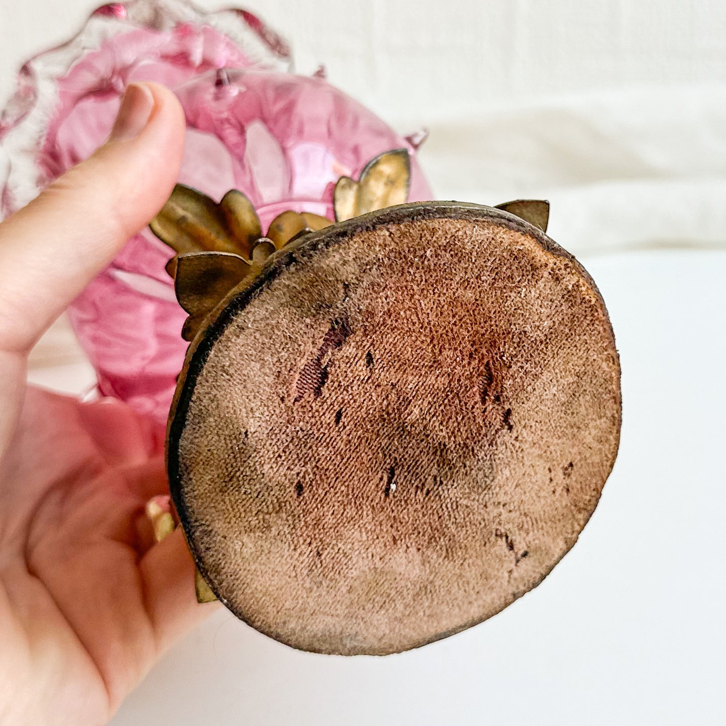 Victorian Cranberry Glass Vase