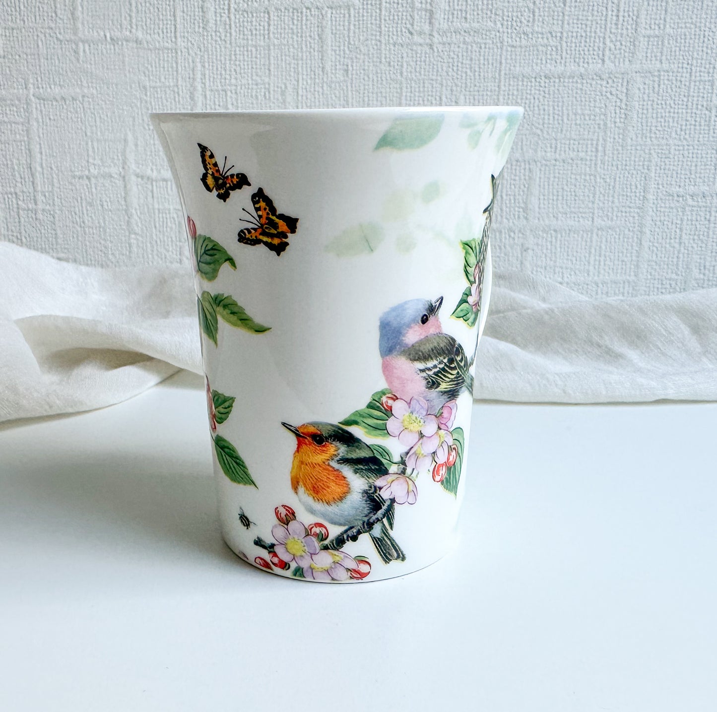 Mug with Bird Pattern