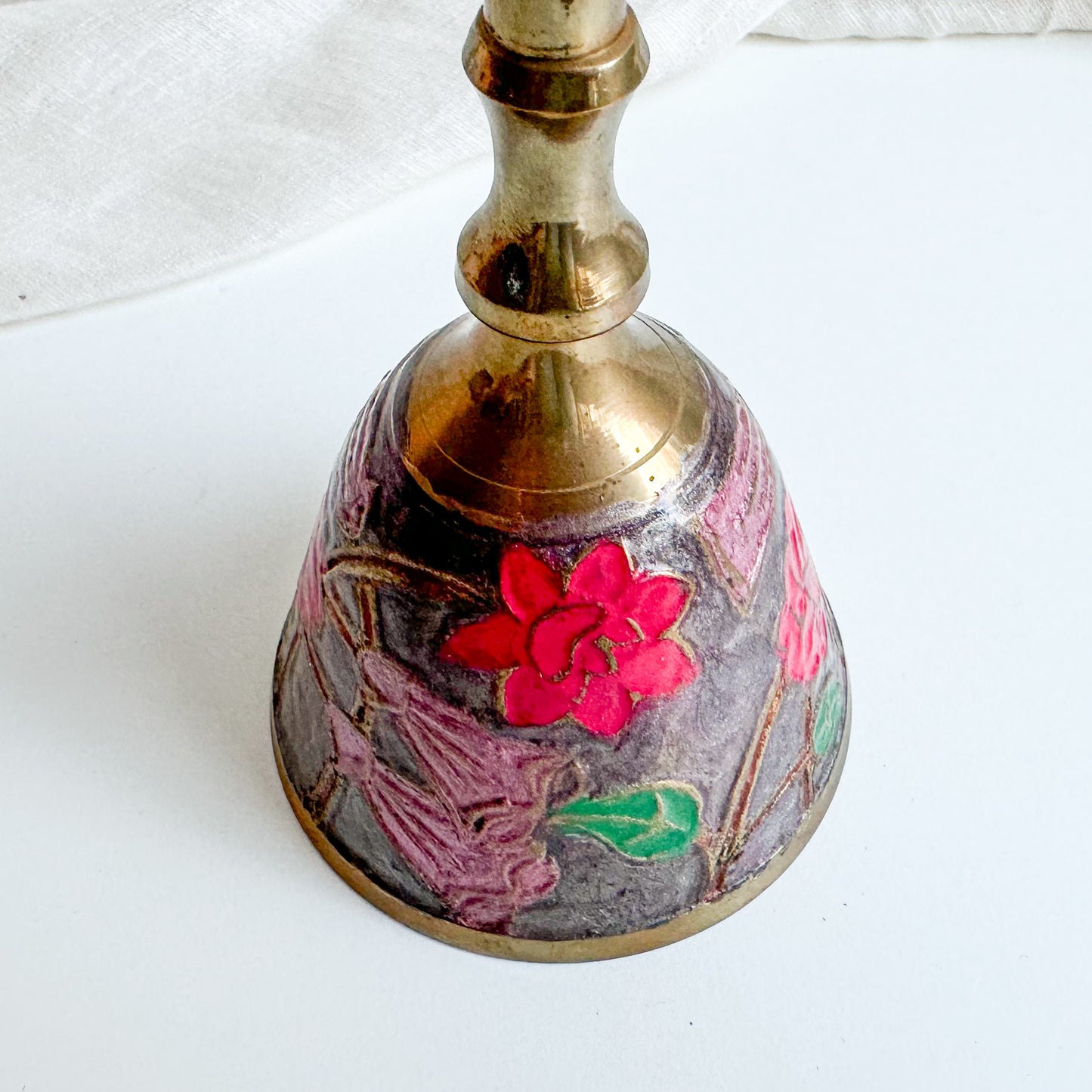 Cloisonne Brass Bell