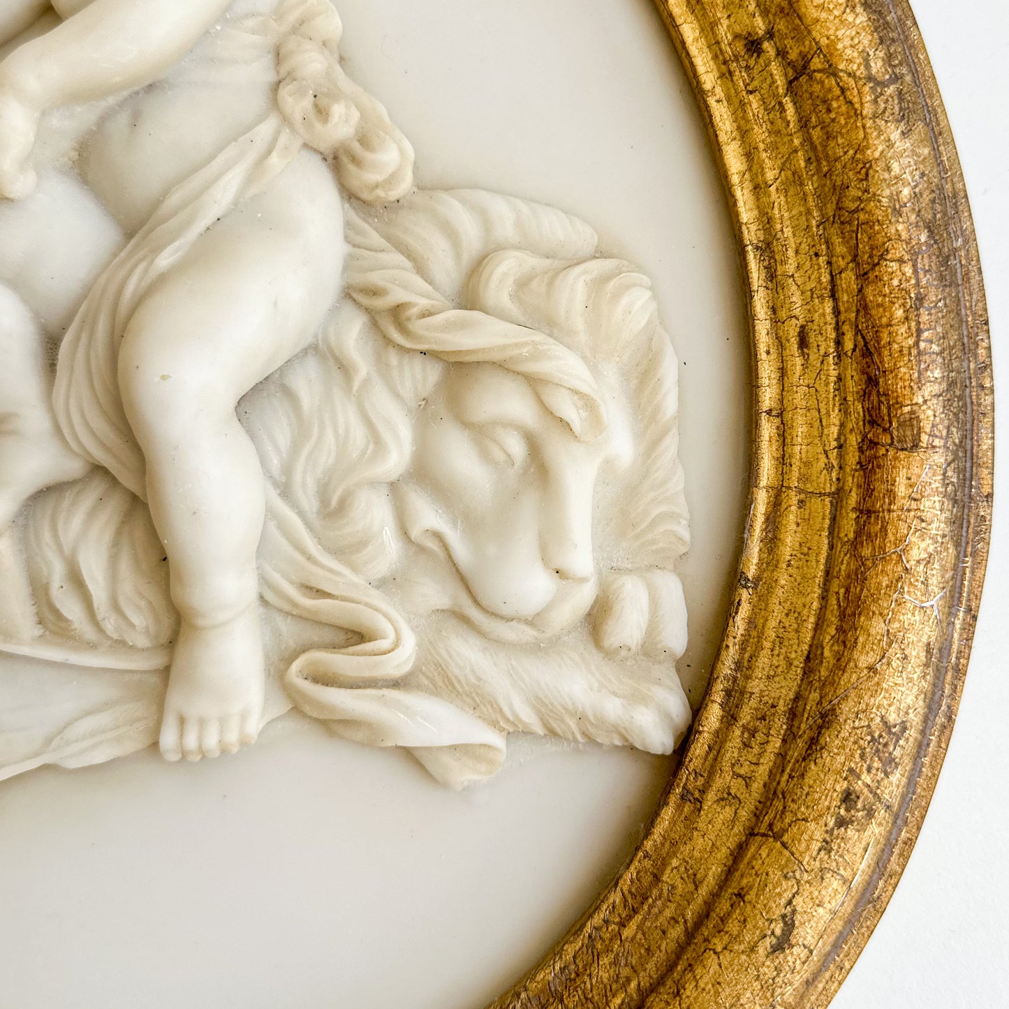 Framed Oval Wall Plaque