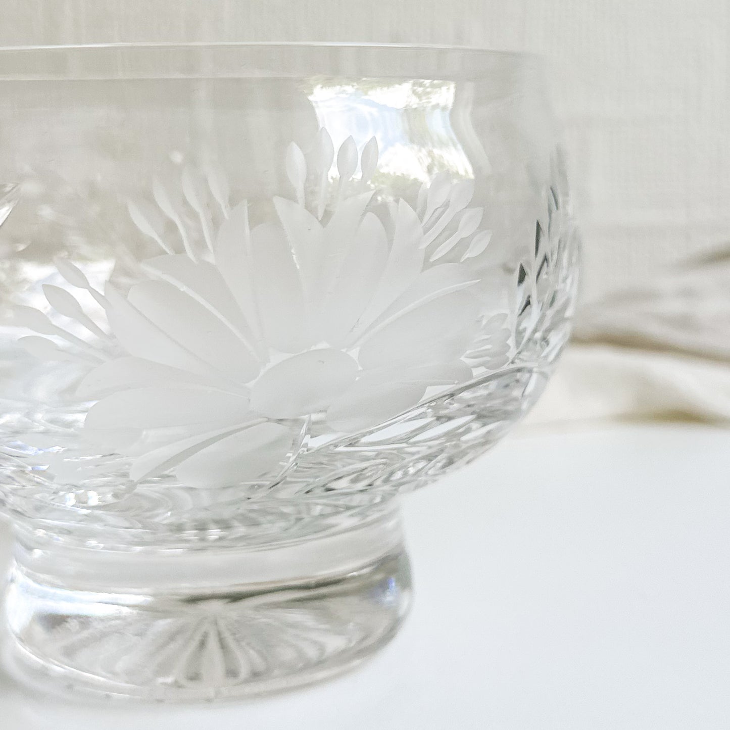 Crystal Rose Bowl
