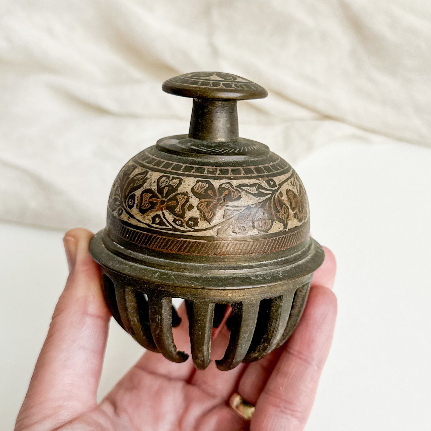 Brass Elephant Claw Bell