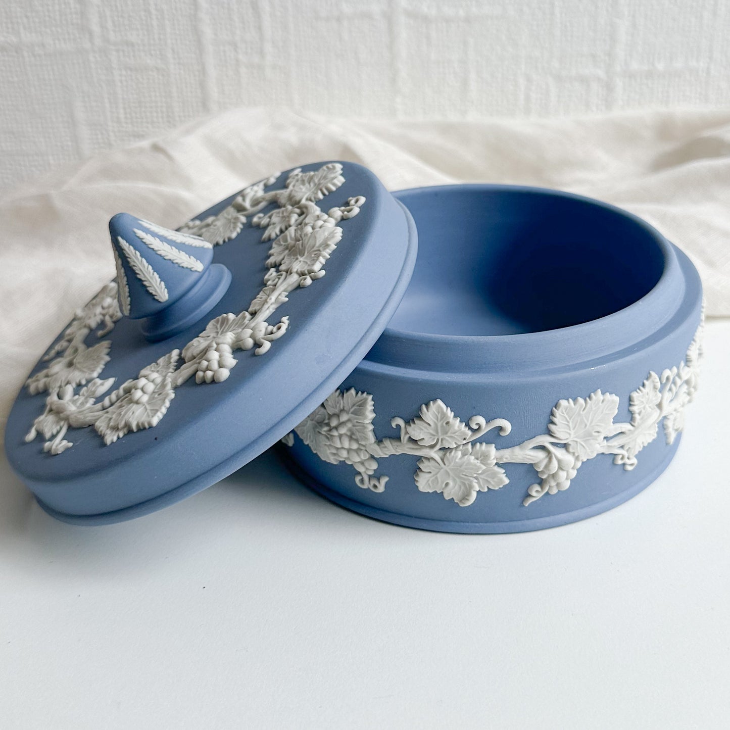 Jasperware Round Box by Wedgwood