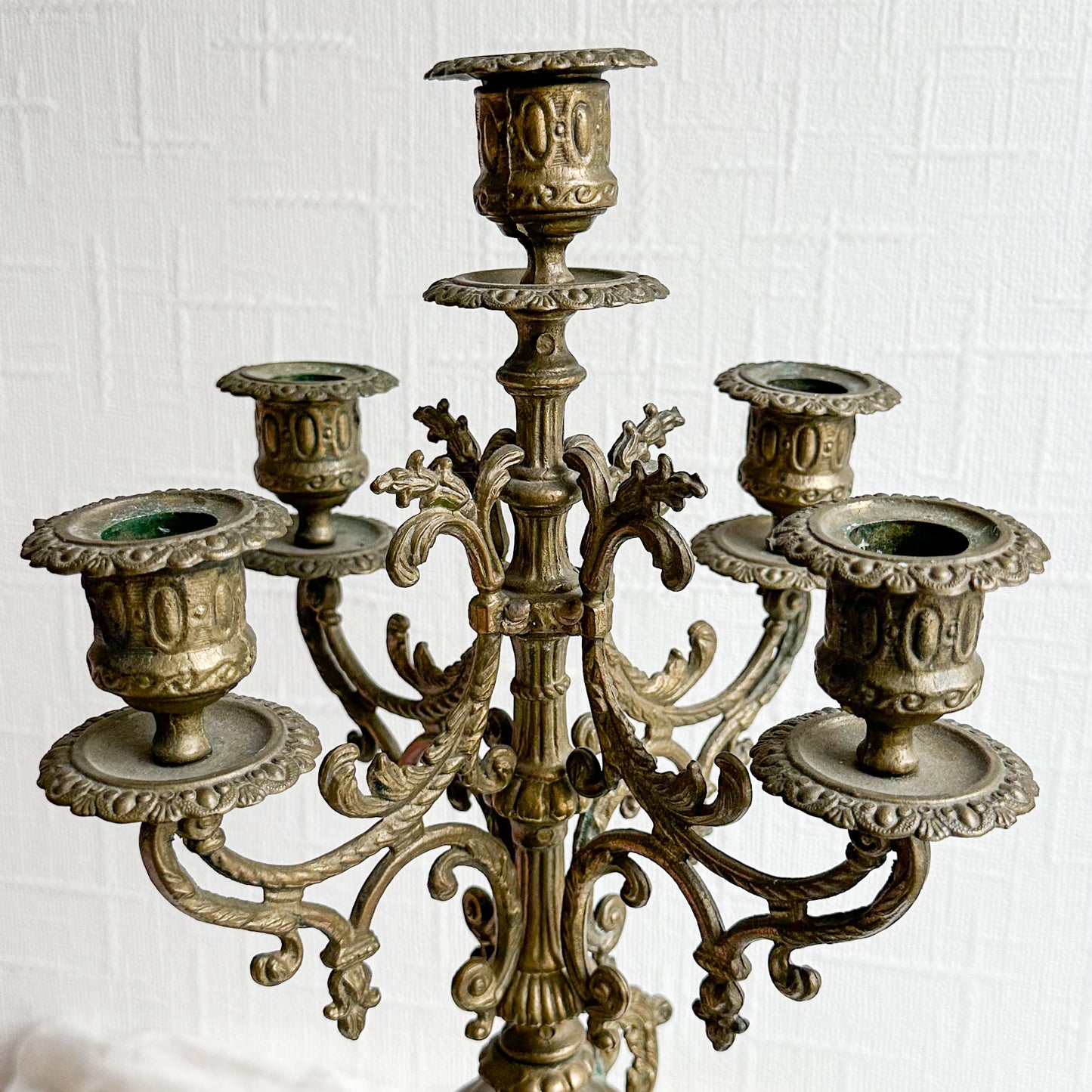 Ornate Bronze Candelabra