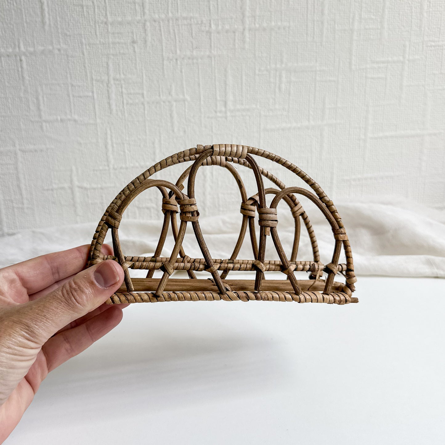 Vintage Rattan Napkin Holder