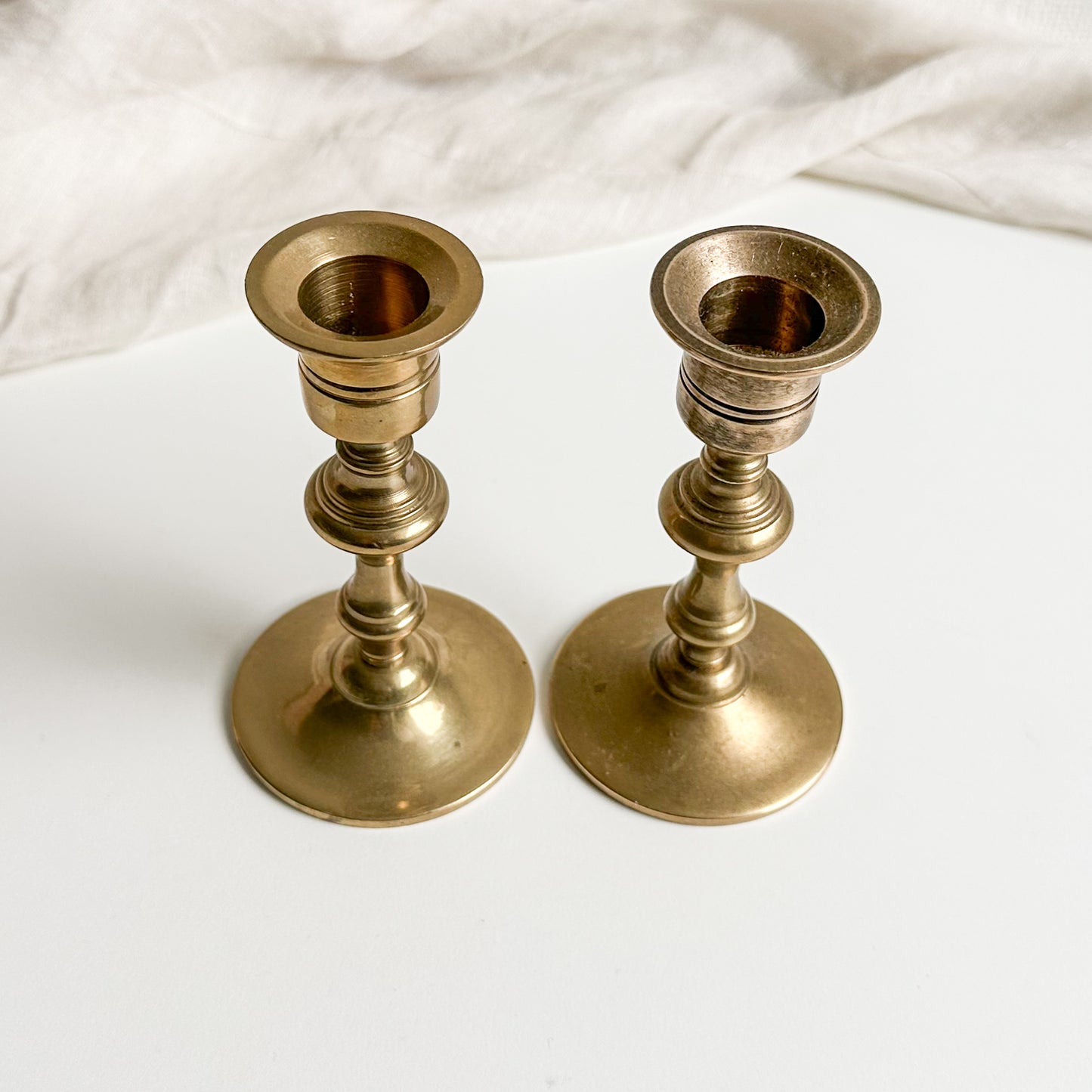 Pair of Brass Candlesticks