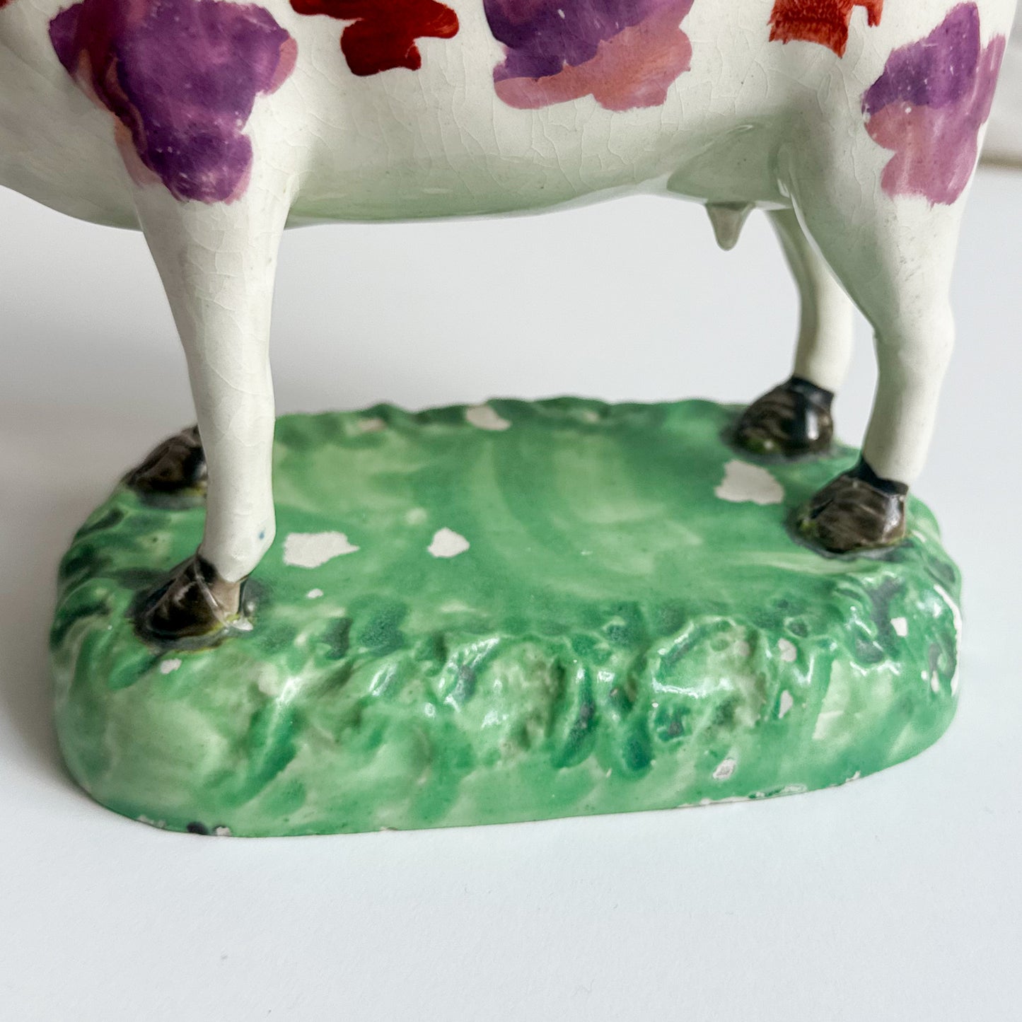 Cambrian Pottery Lustre Cow Creamer