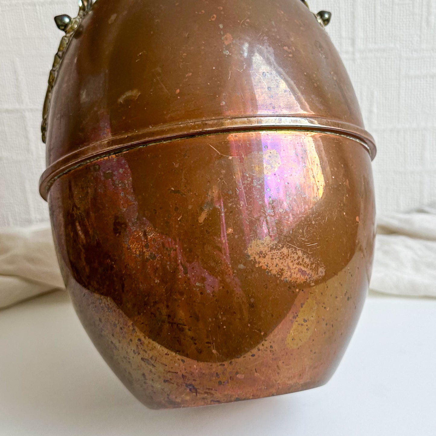 Antique Copper and Brass Vase