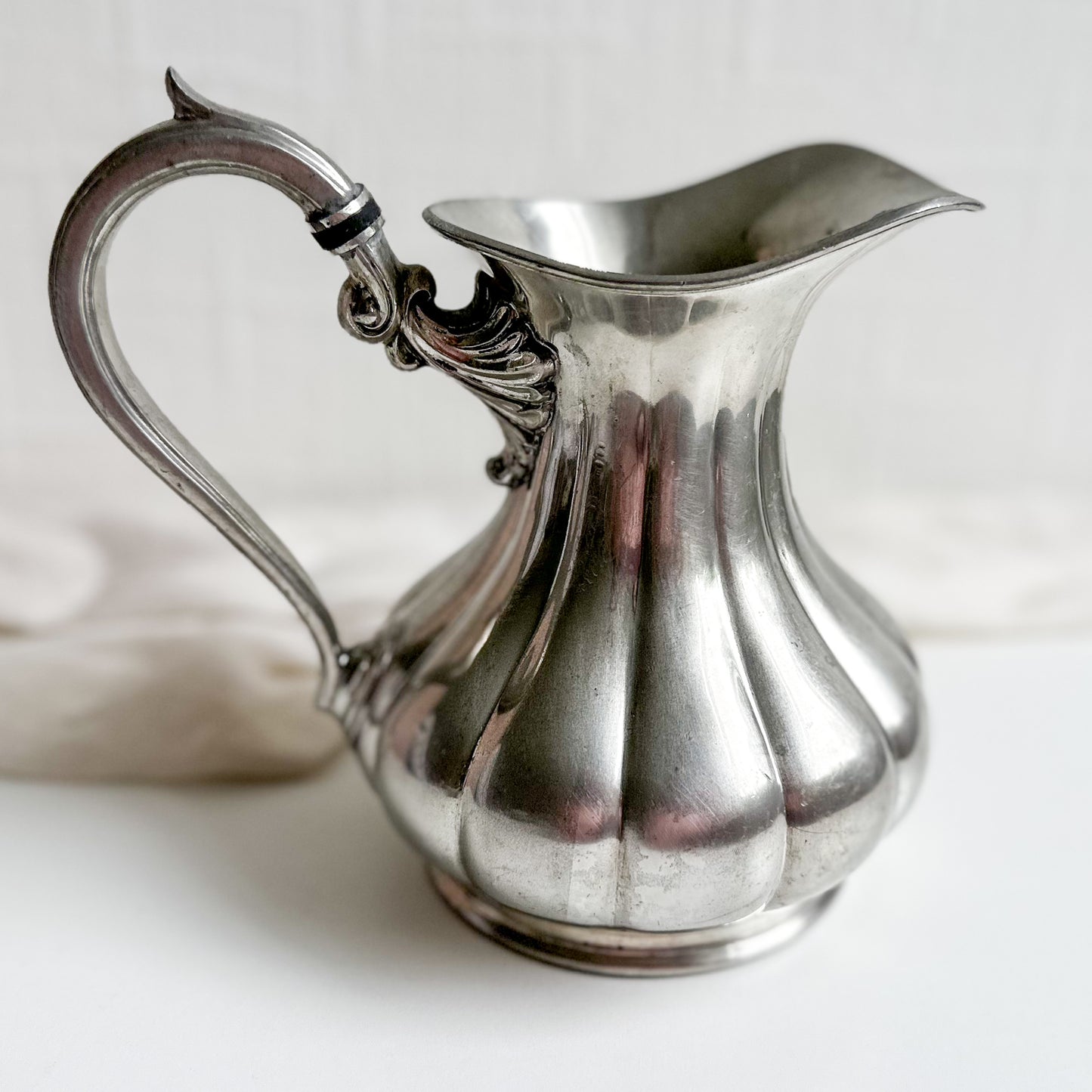 Antique James Dixon Pewter Jug