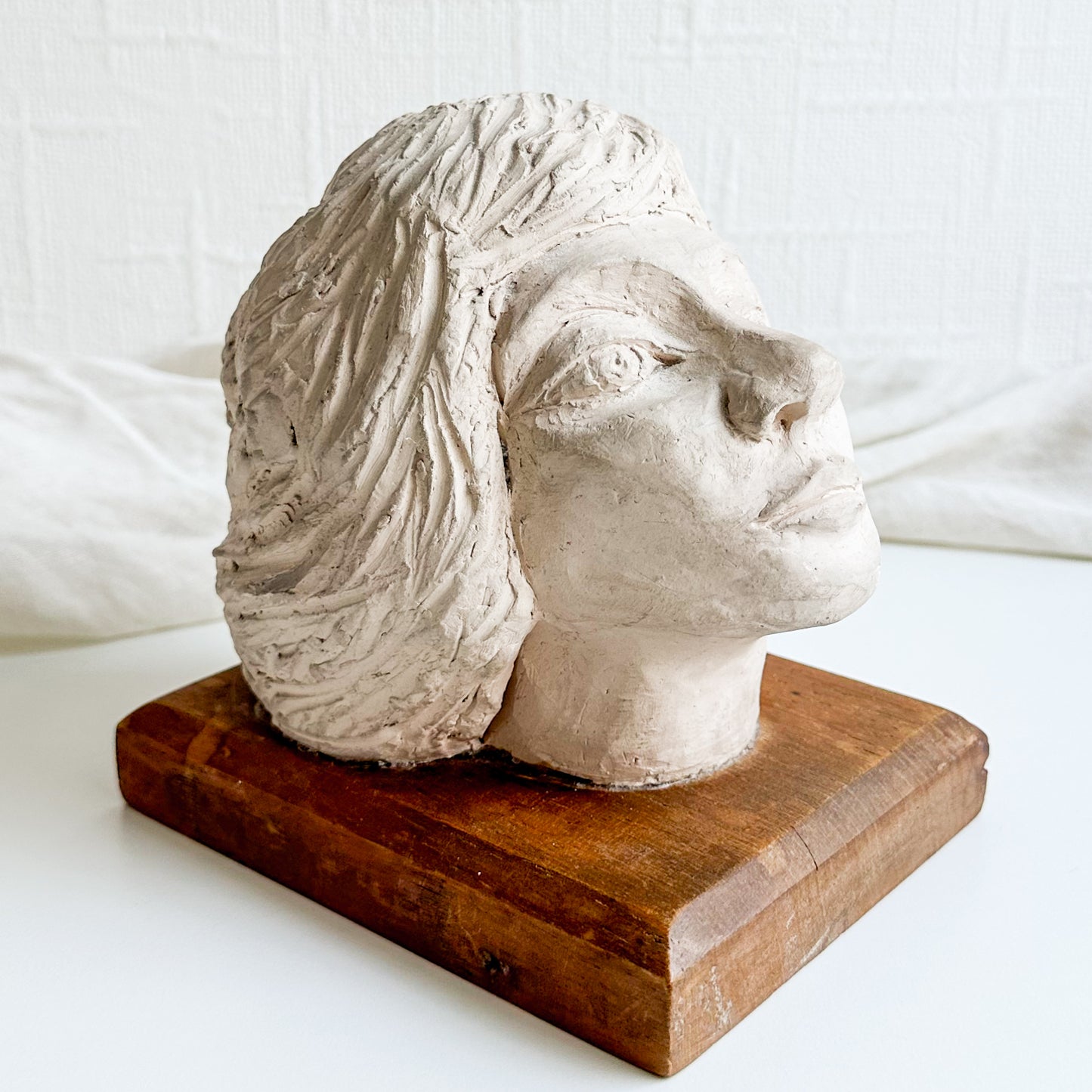 Plaster Female Head