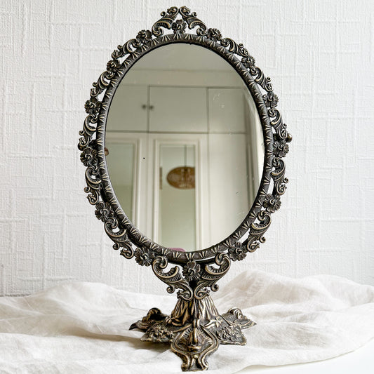 Regency Brass Table Mirror