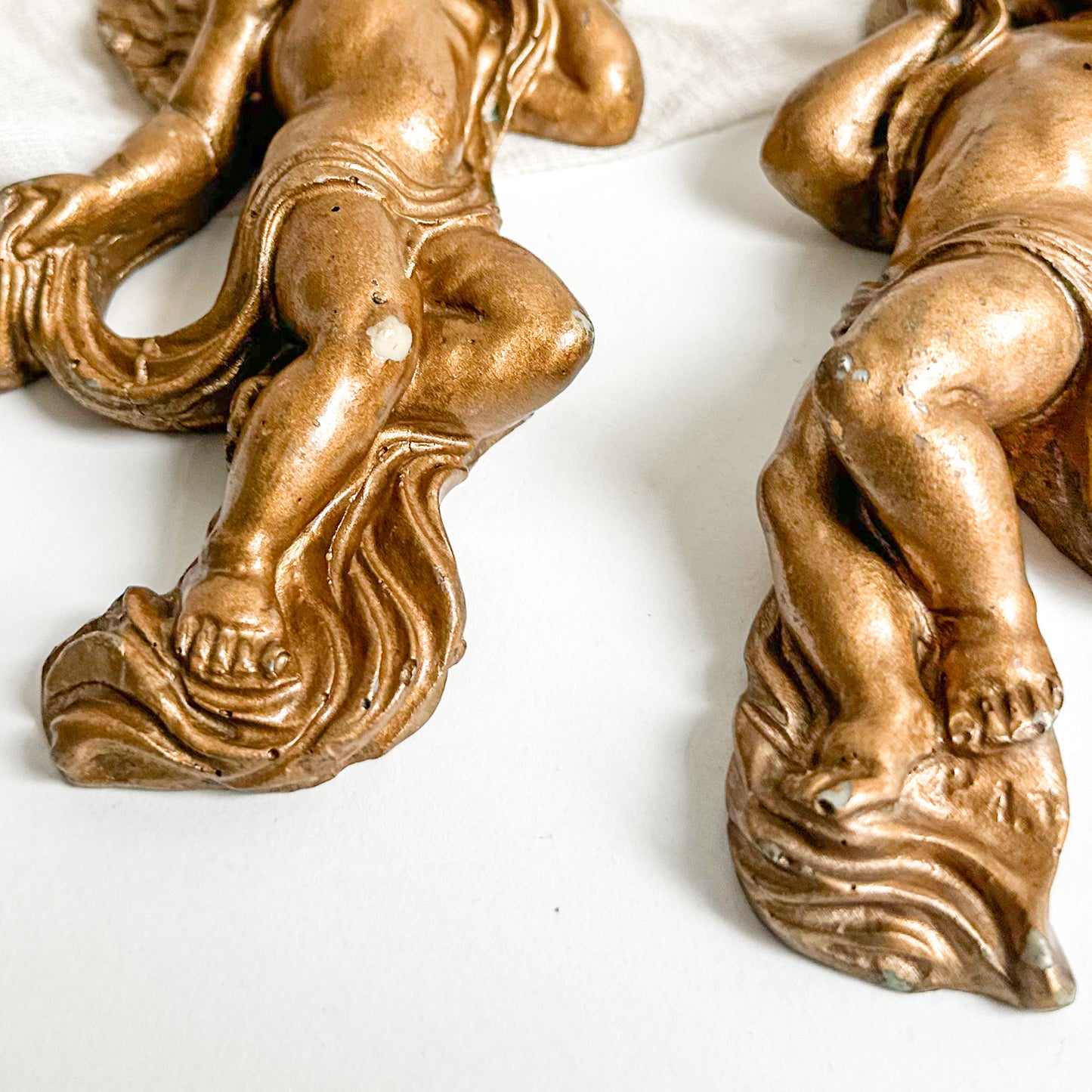 Pair of Cherub Wall Decorations