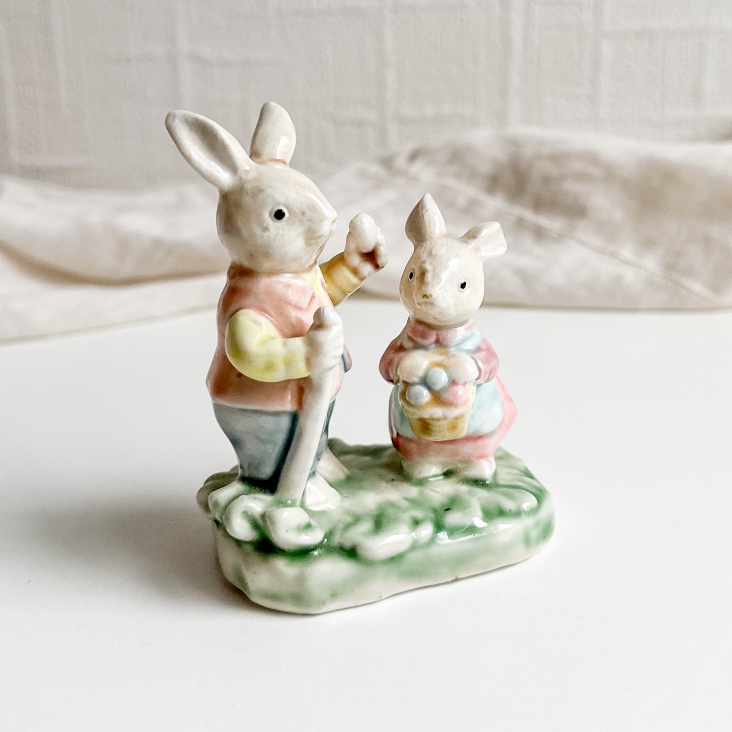 Albert Kessler Figurine with Two Bunnies