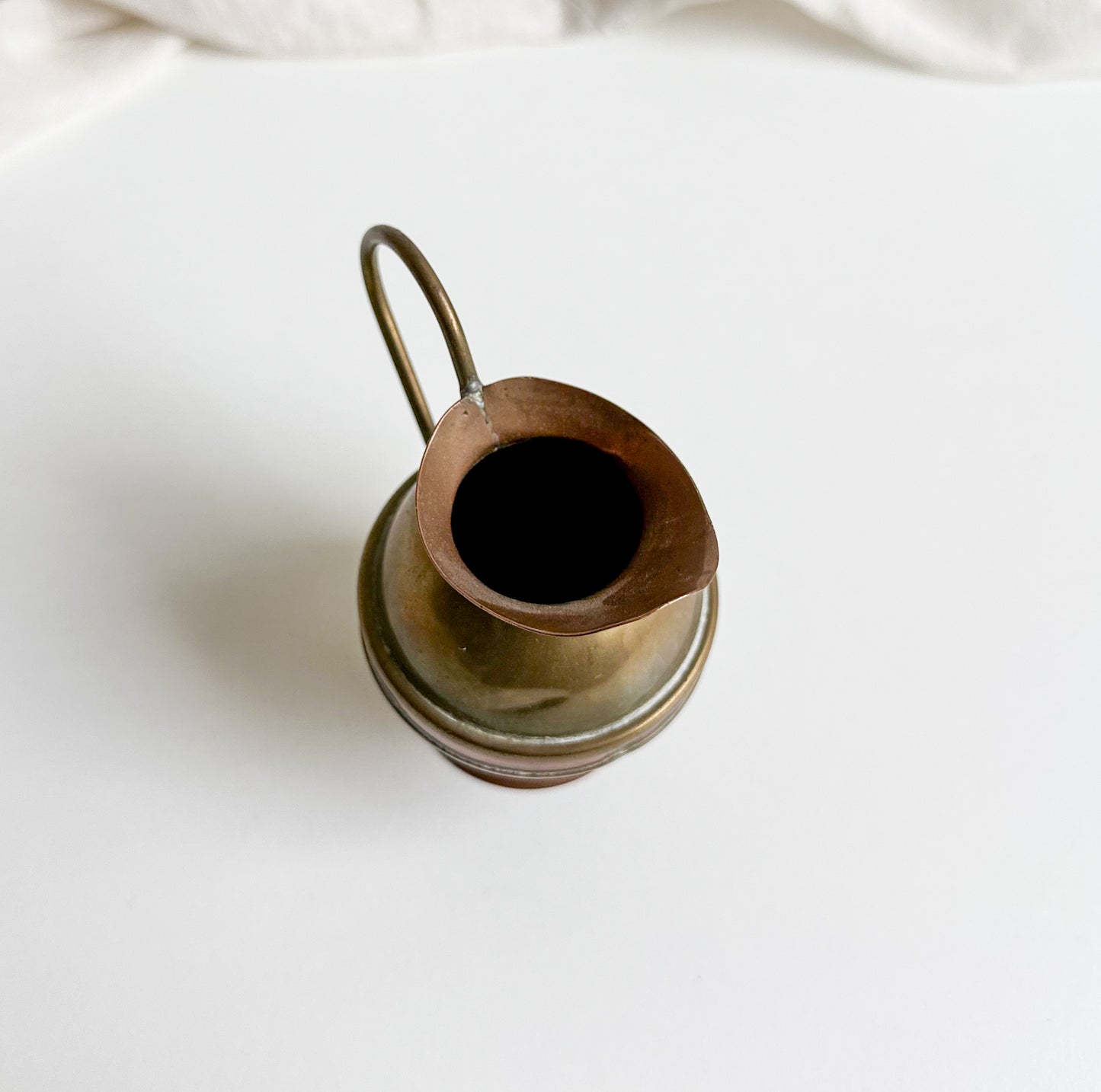 Brass and Copper Small Jug