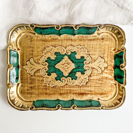 Vintage Florentine Tray