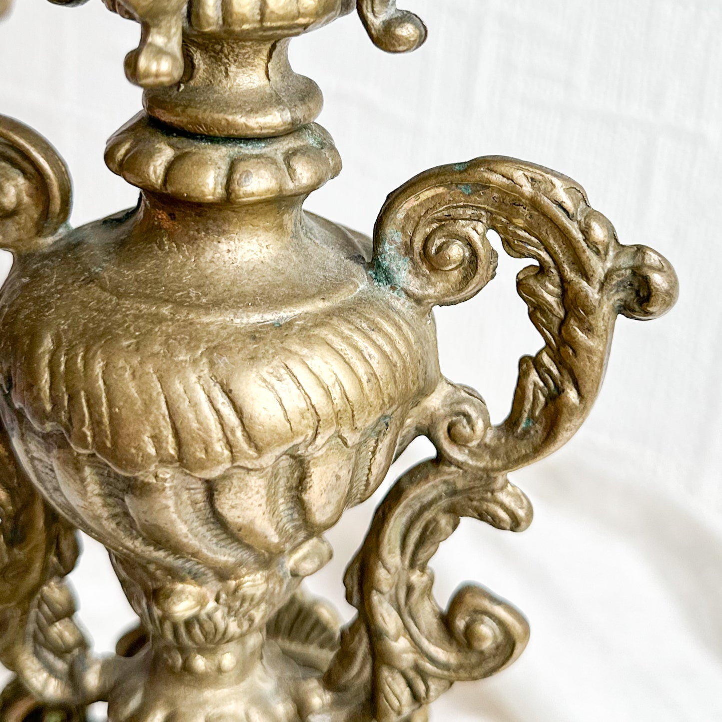 Ornate Bronze Candelabra