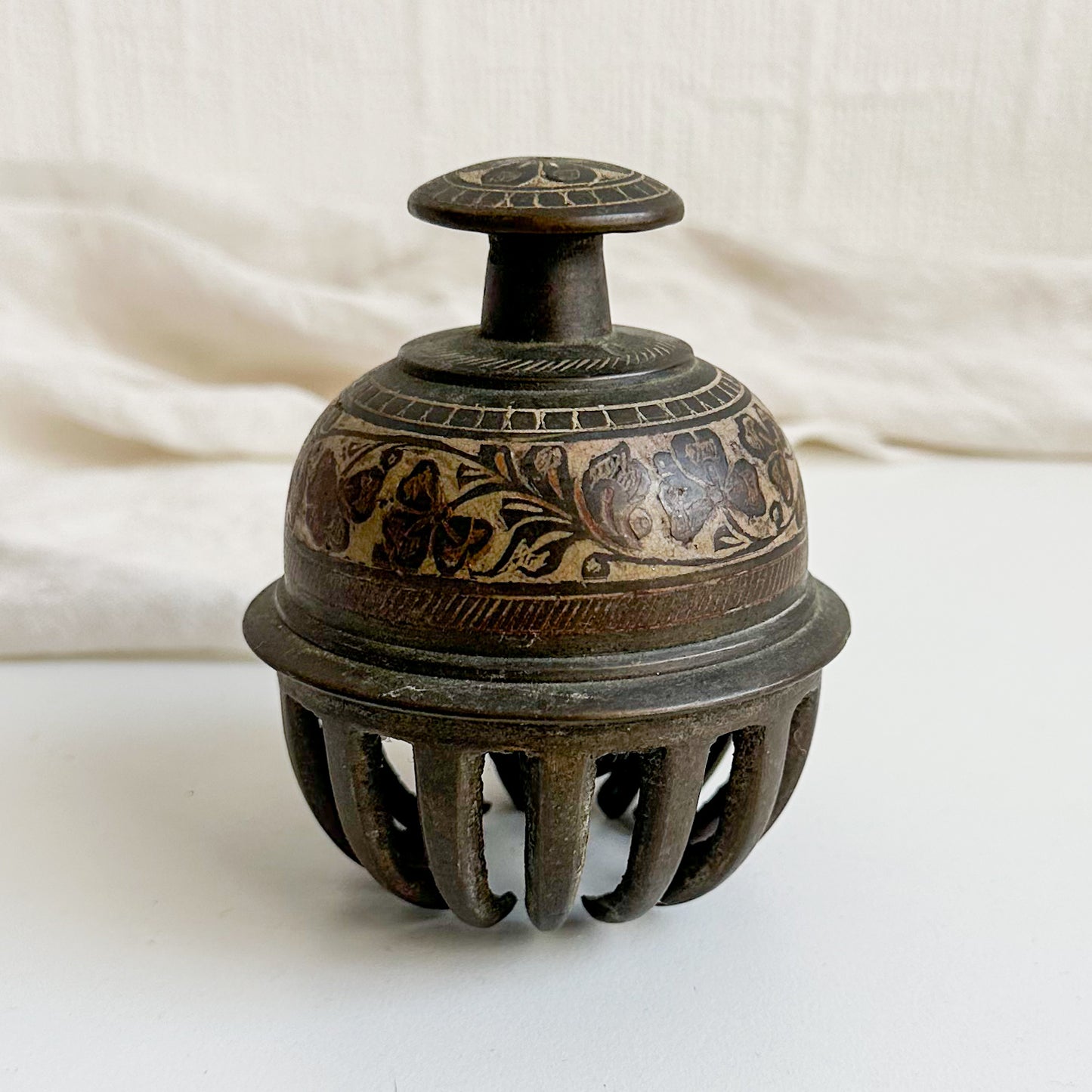 Brass Elephant Claw Bell