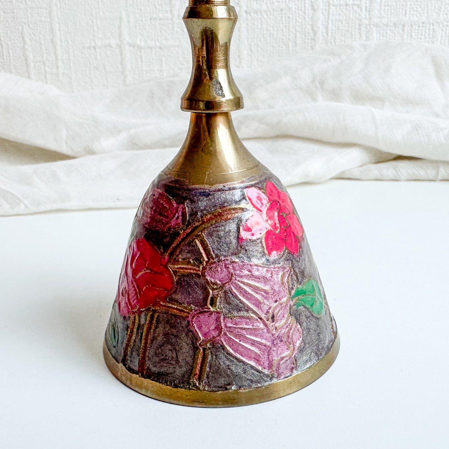 Cloisonne Brass Bell