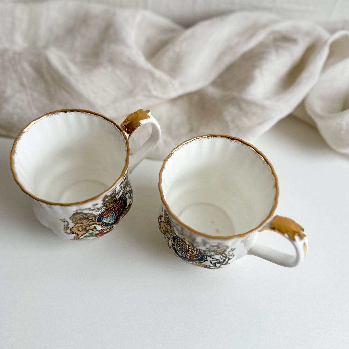 Pair of Commemorative Teacups