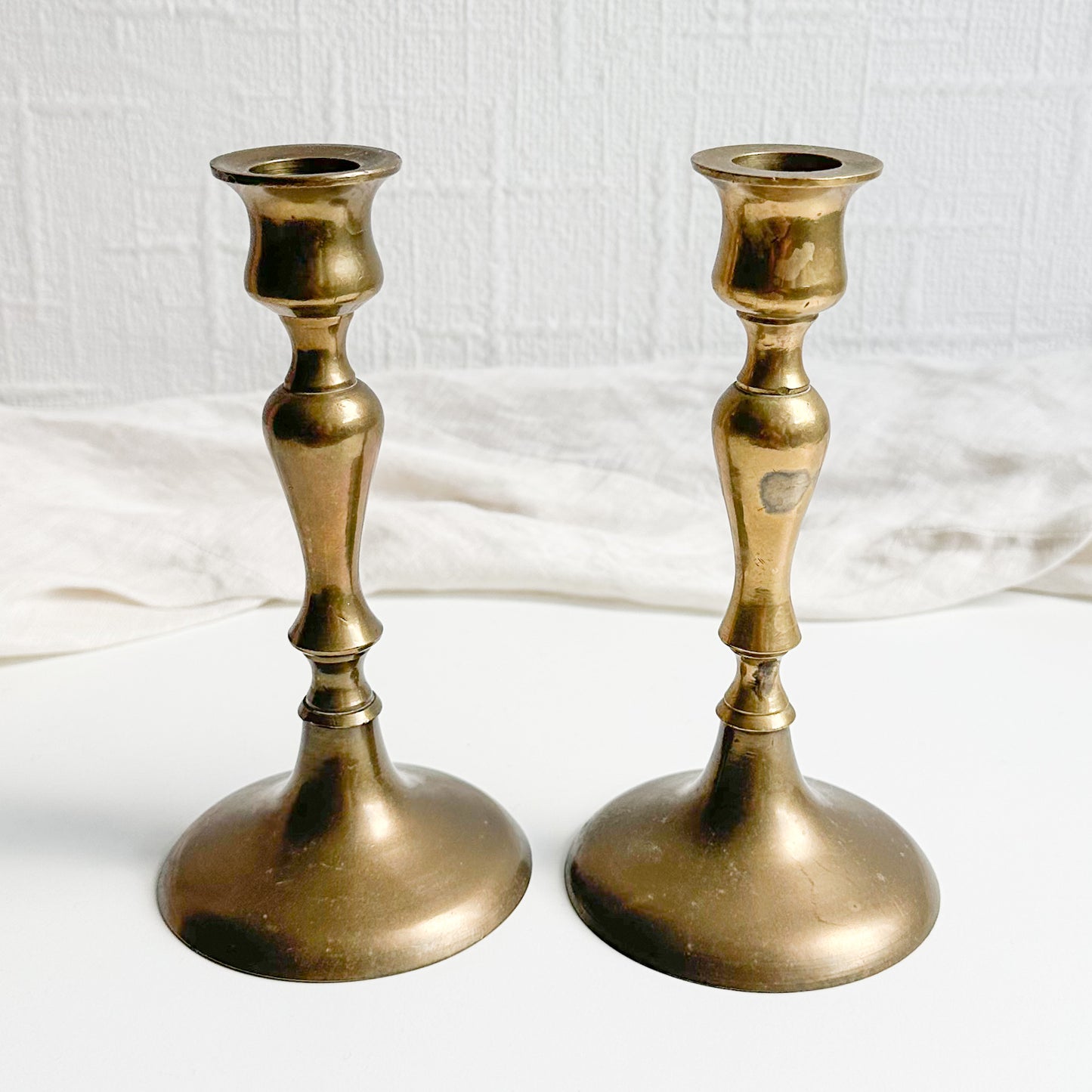 Pair of Brass Candlesticks