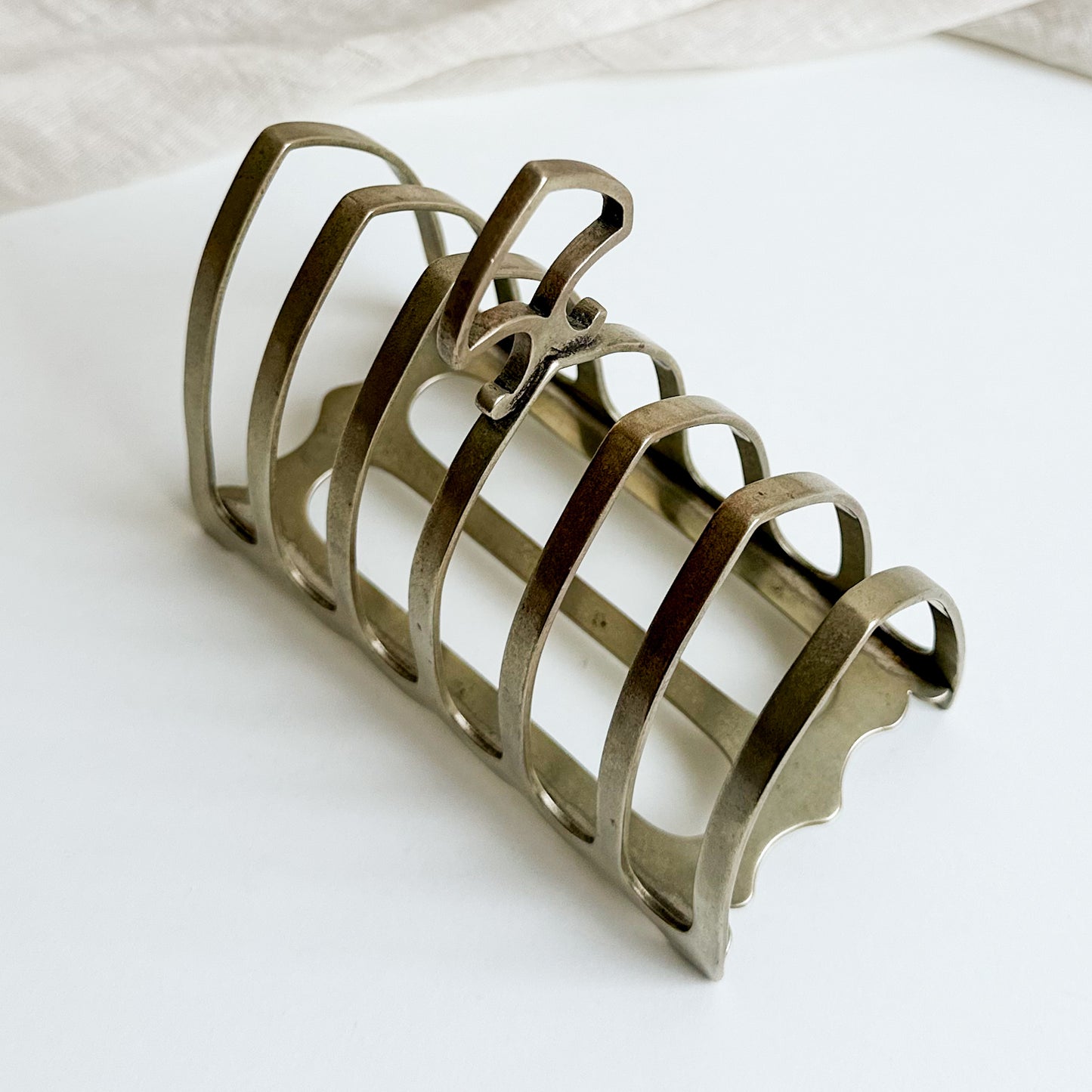 Antique Silver Plated Toast Rack