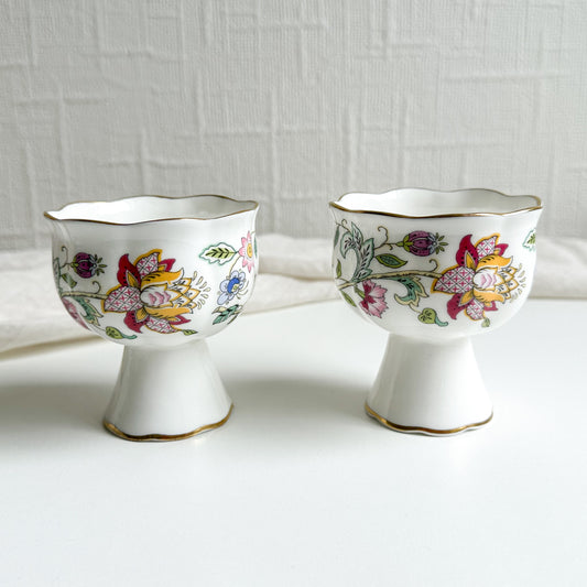 Pair of Minton Haddon Hall Candle Holders