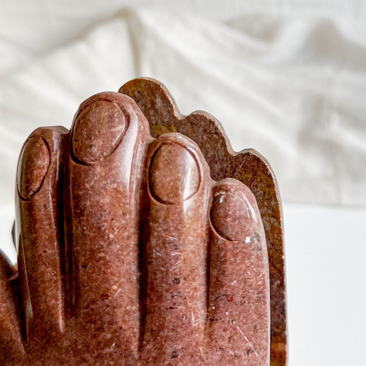 Stone Hand-Shaped Napkin Holder