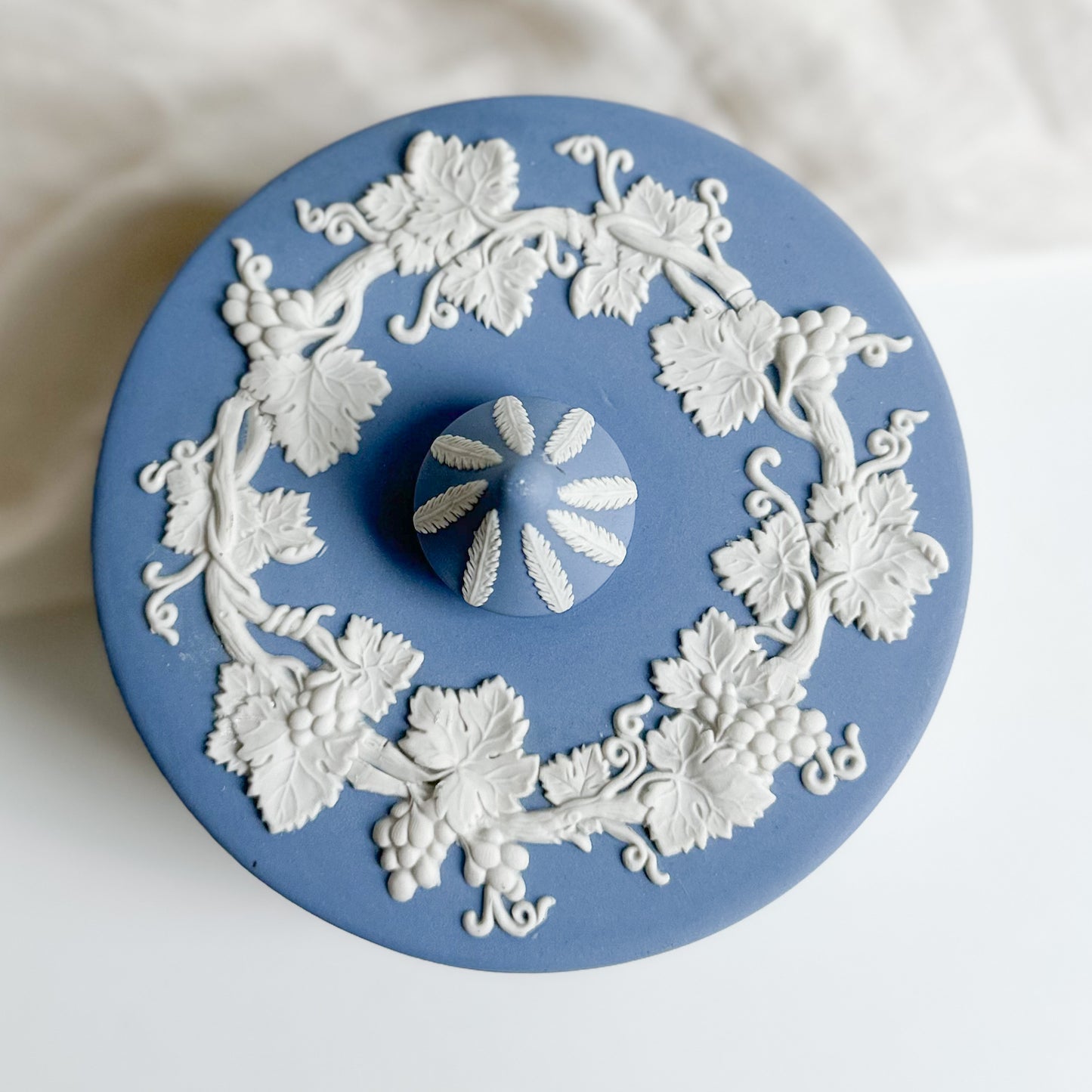 Jasperware Round Box by Wedgwood