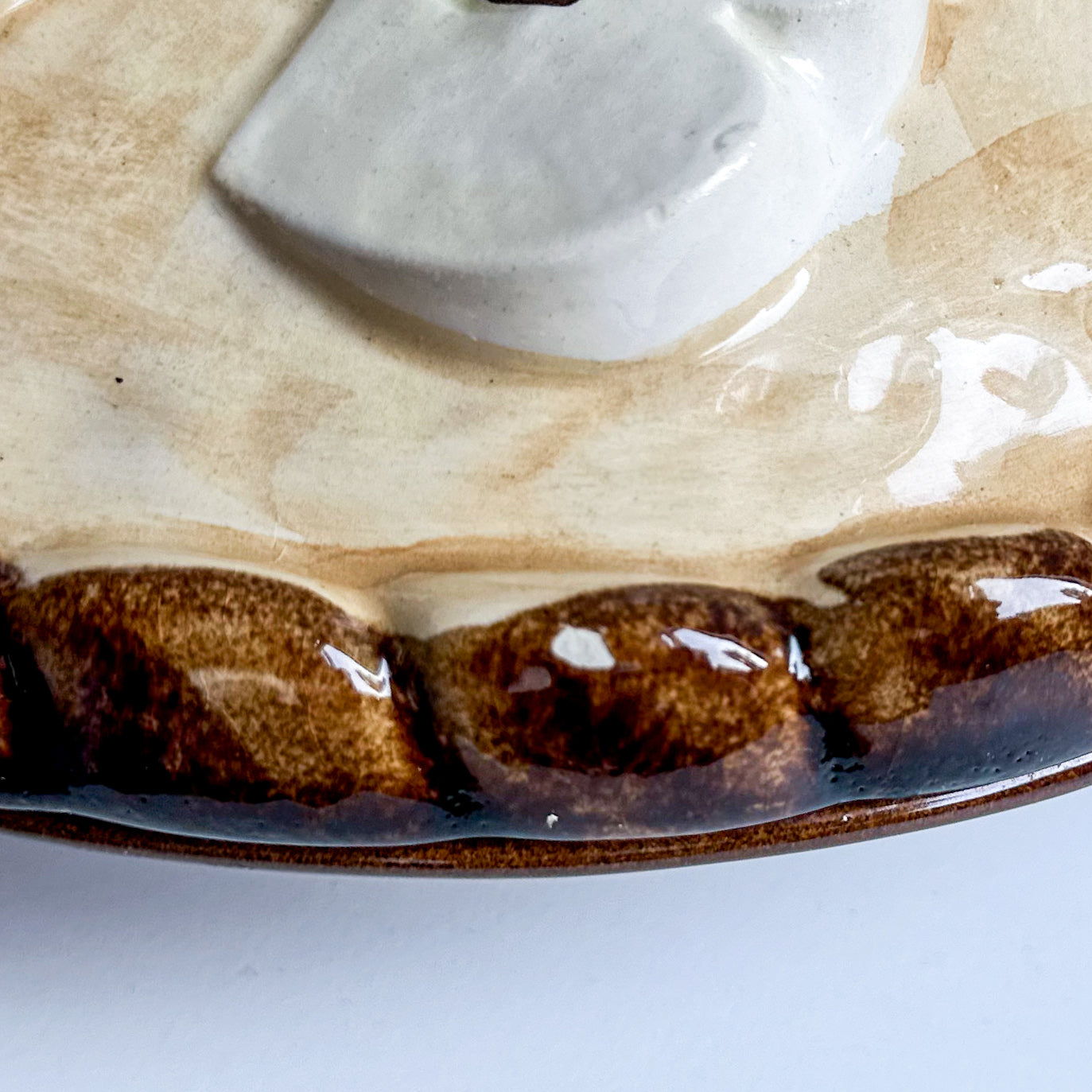 Portuguese Apple Pie Dish with Lid