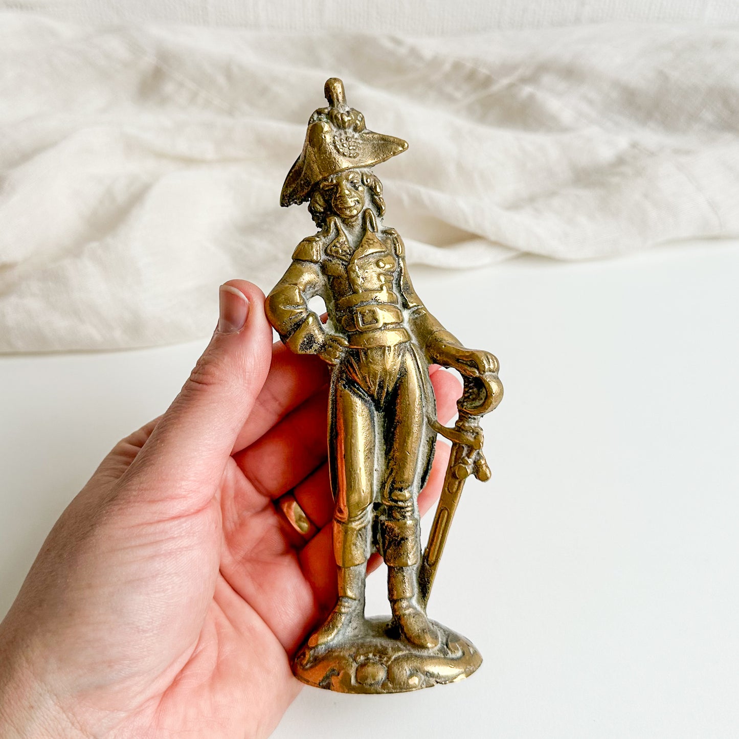 Brass Soldier Figurine - 2